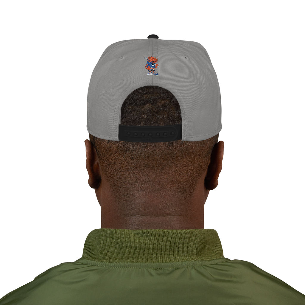 Embroidered Gumps Grub Logo Snapback Hat — Casual Streetwear Cap