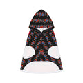 Pet Hoodie —Gump's Grub Logo/Mascot Pattern Dog Hoodie (Black)