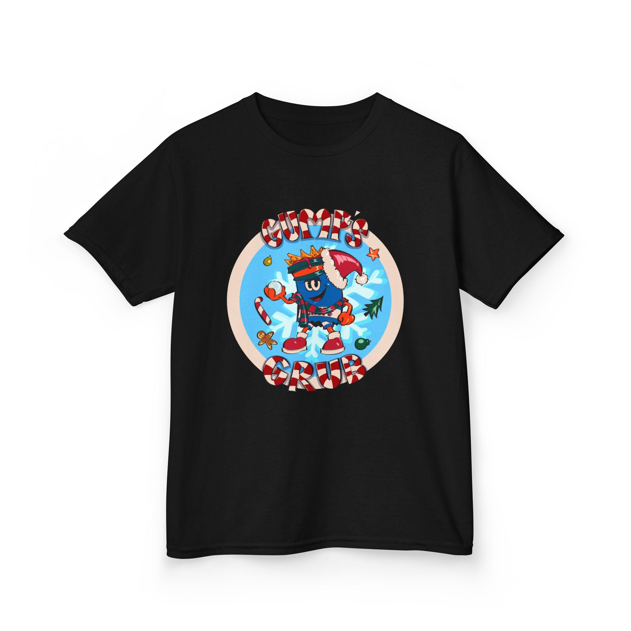 Kids Tee — Gump's Grub Christmas Logo T-Shirt