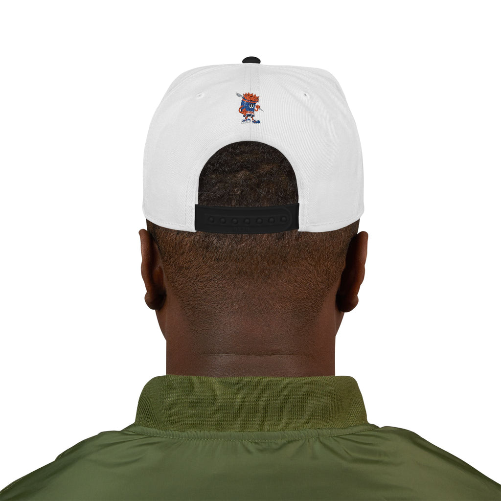 Embroidered Gumps Grub Logo Snapback Hat — Casual Streetwear Cap