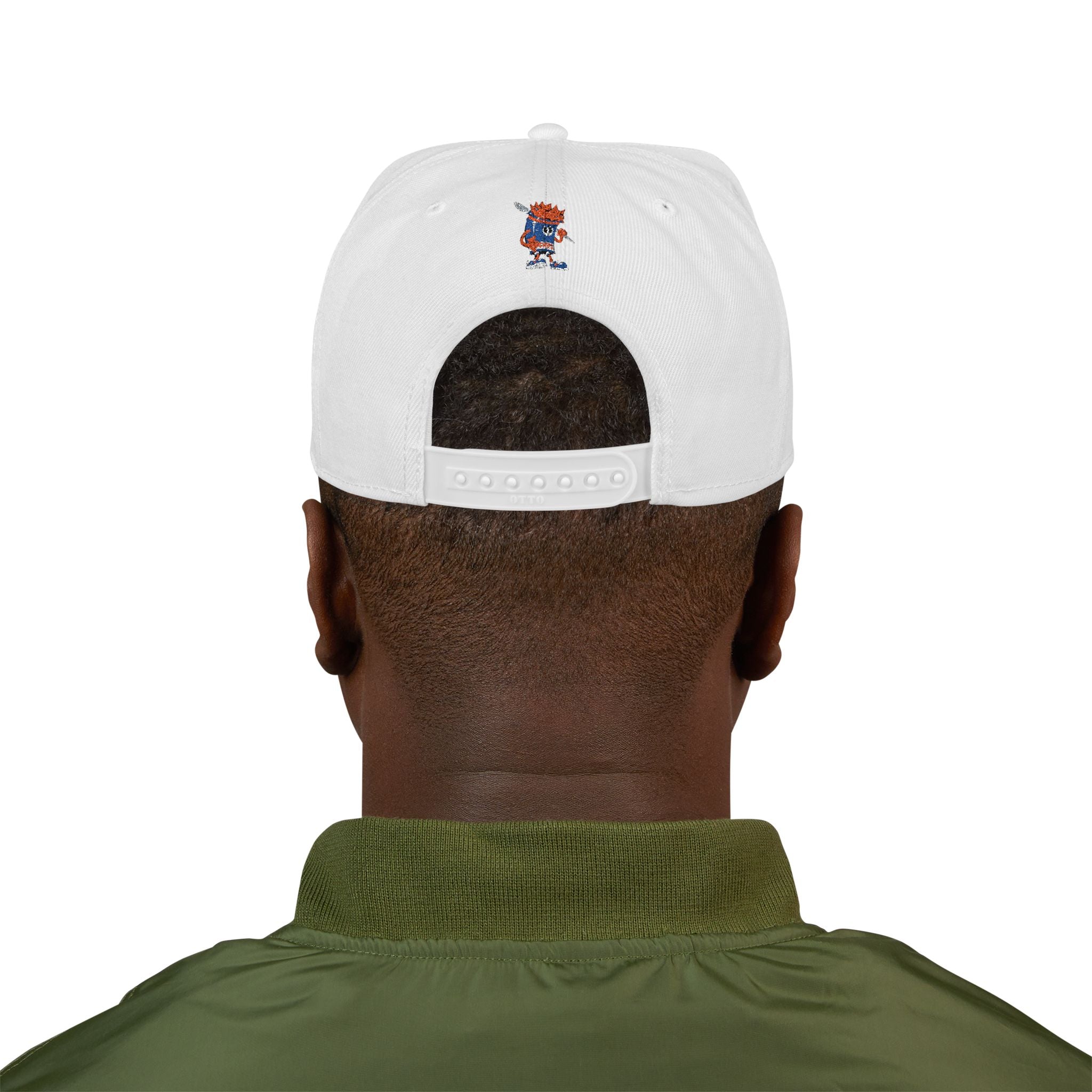 Embroidered Gumps Grub Logo Snapback Hat — Casual Streetwear Cap