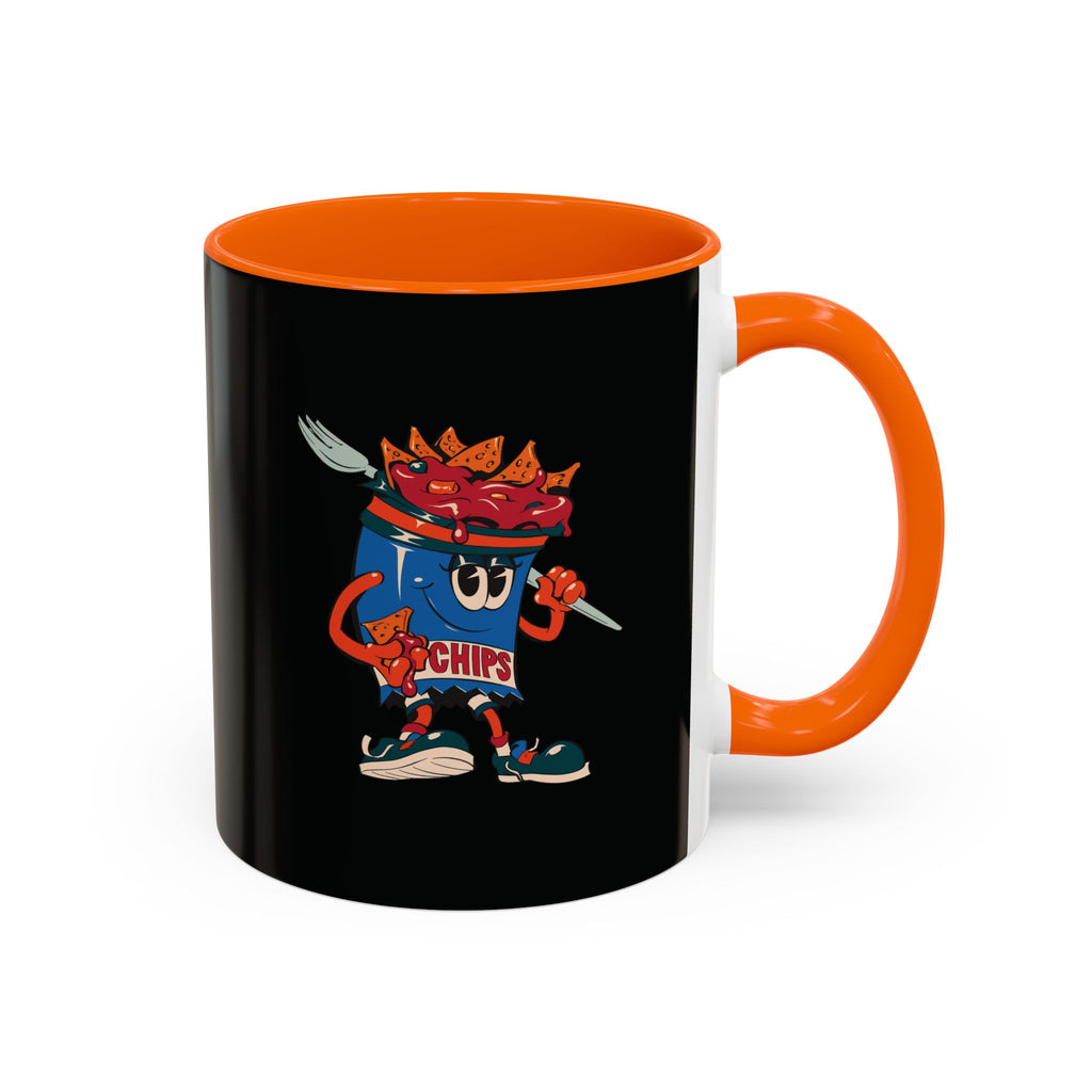 Snack Time Coffee Mug — Gump's Grub Mascot Accent Mug (11/15oz)