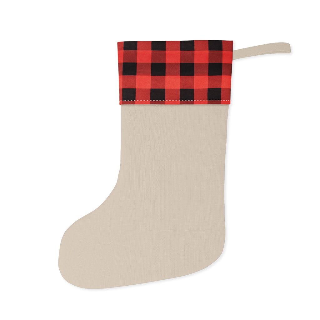 Christmas Stocking — Gump's Grub Mascot Pattern (Red)