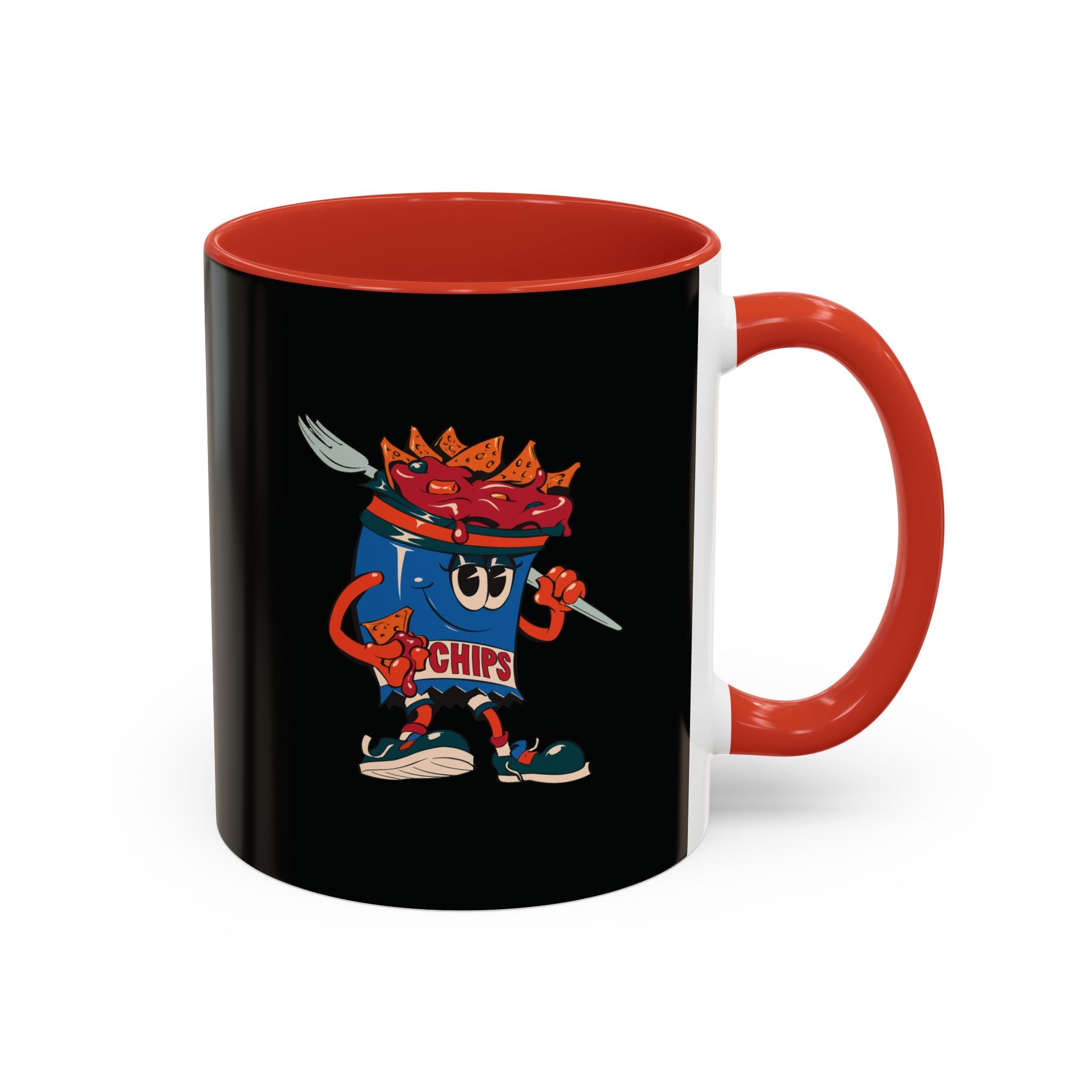 Snack Time Coffee Mug — Gump's Grub Mascot Accent Mug (11/15oz)