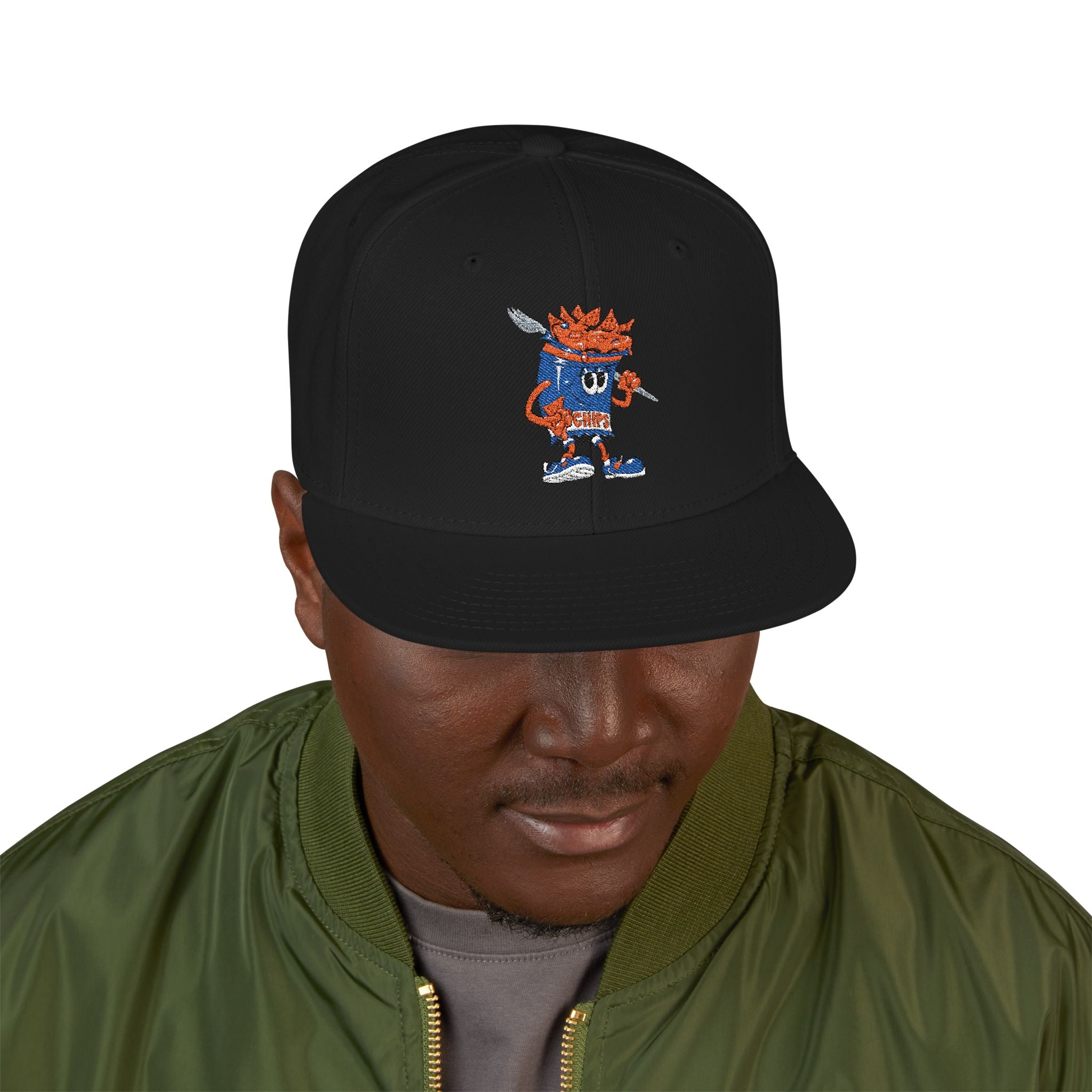 Gumps Grub Mascot Snapback Hat —