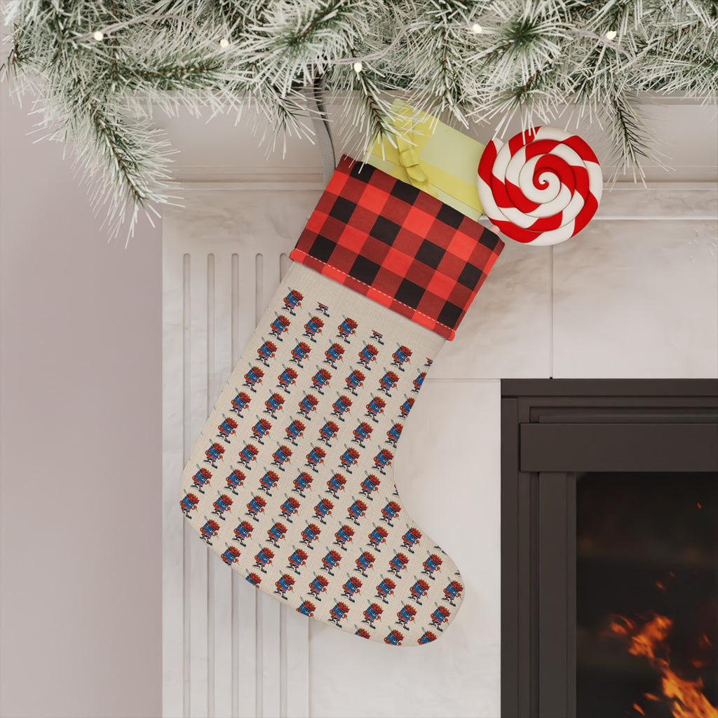Christmas Stocking — Gump's Grub Mascot Pattern