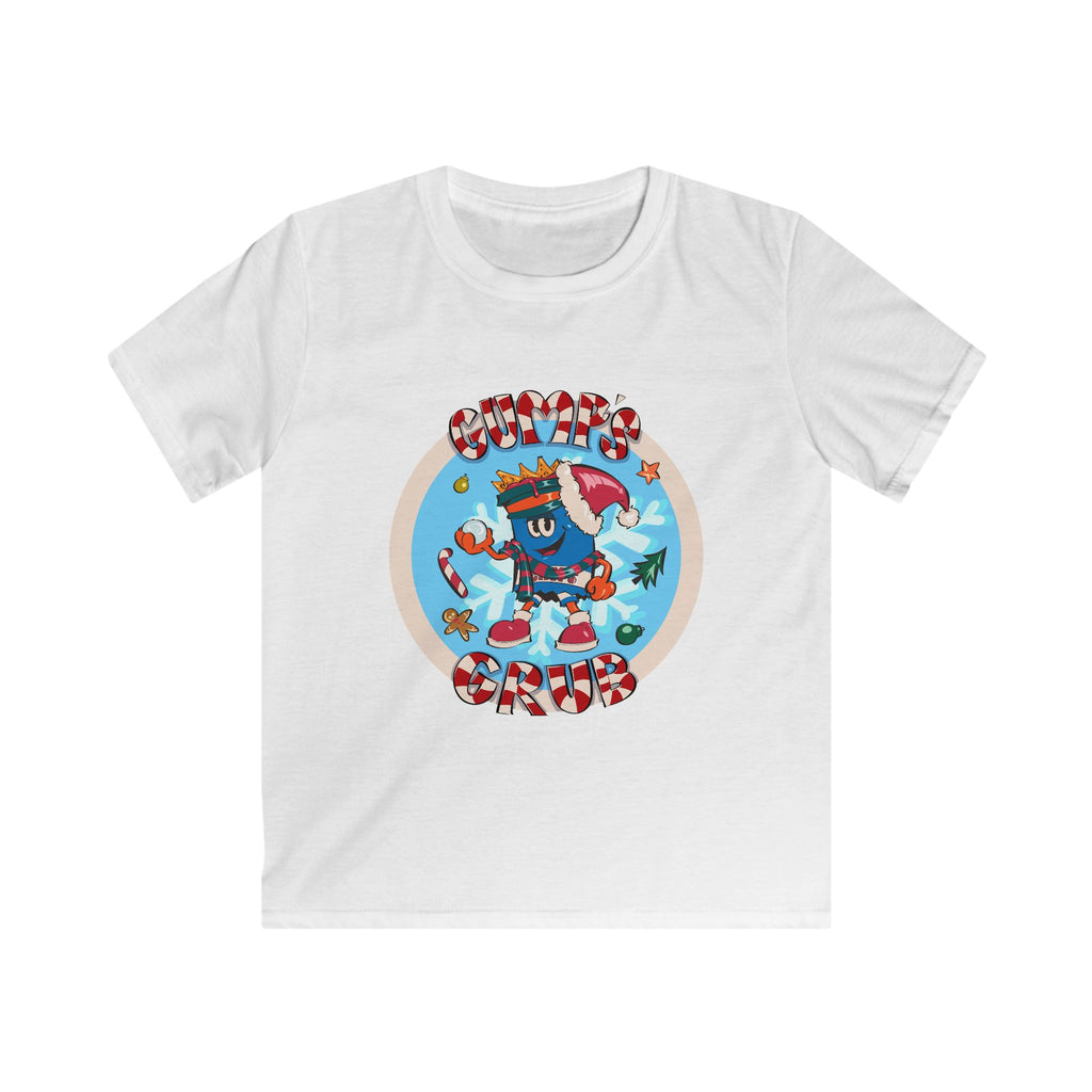 Kids Gumps Grub Christmas Logo Softstyle Graphic T-Shirt
