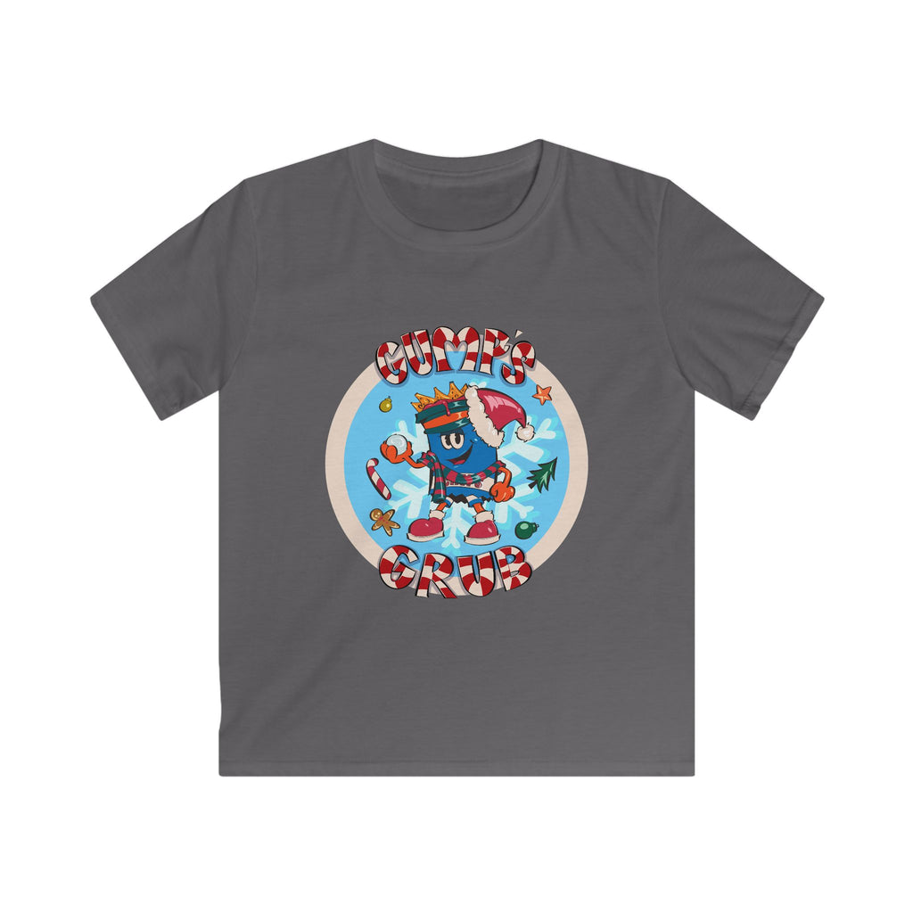 Kids Gumps Grub Christmas Logo Softstyle Graphic T-Shirt