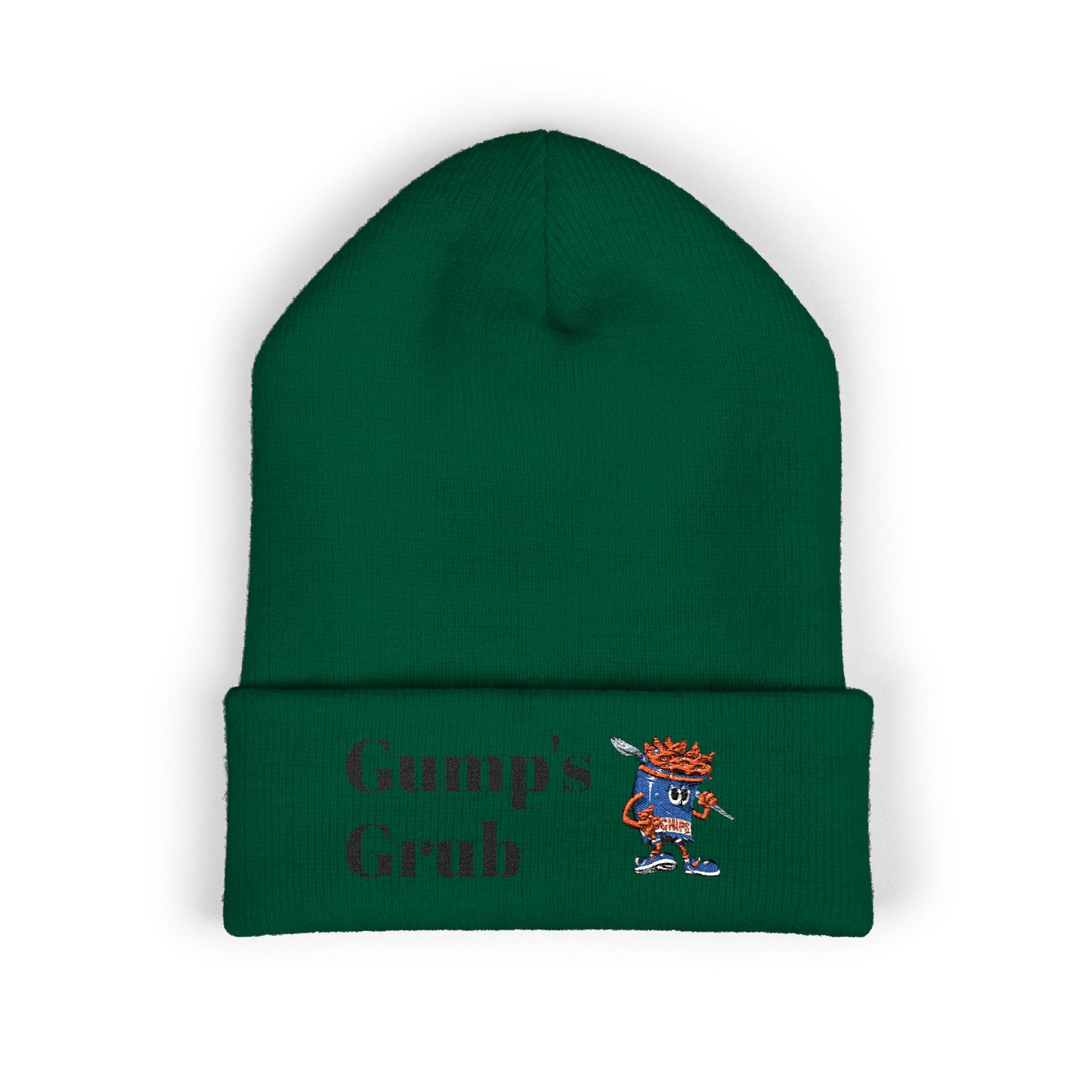Gump's Grub Embroidered Cuffed Beanie