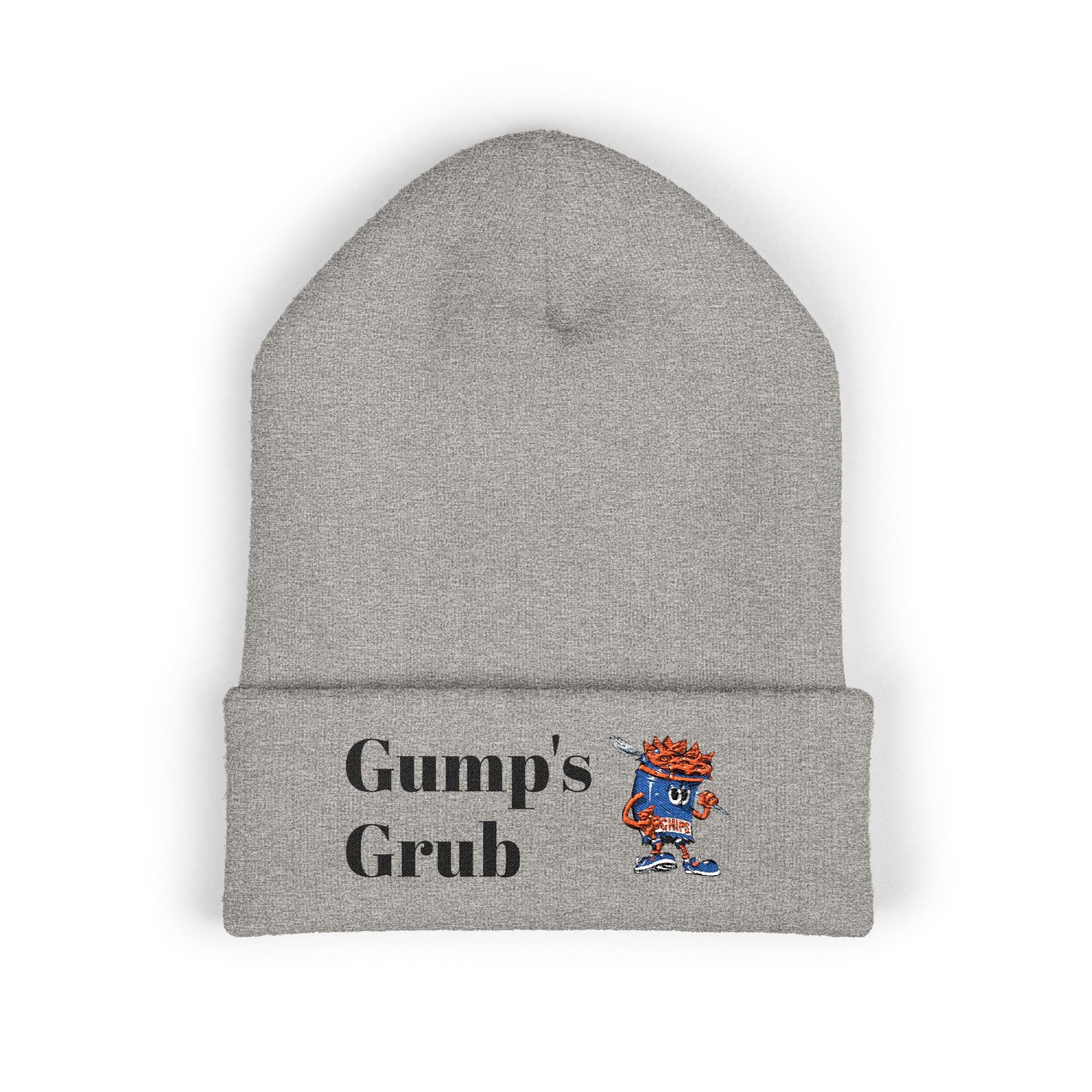 Gump's Grub Embroidered Cuffed Beanie