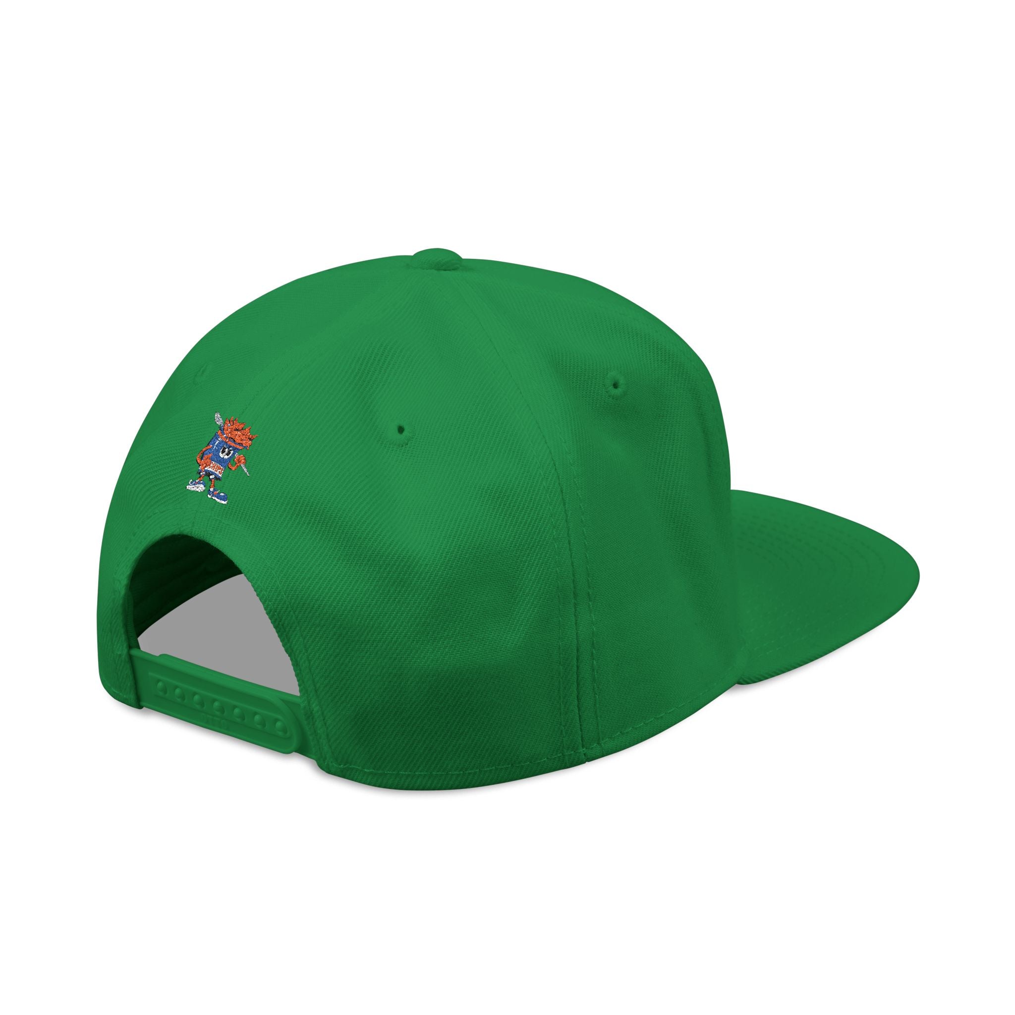 Embroidered Gumps Grub Logo Snapback Hat — Casual Streetwear Cap