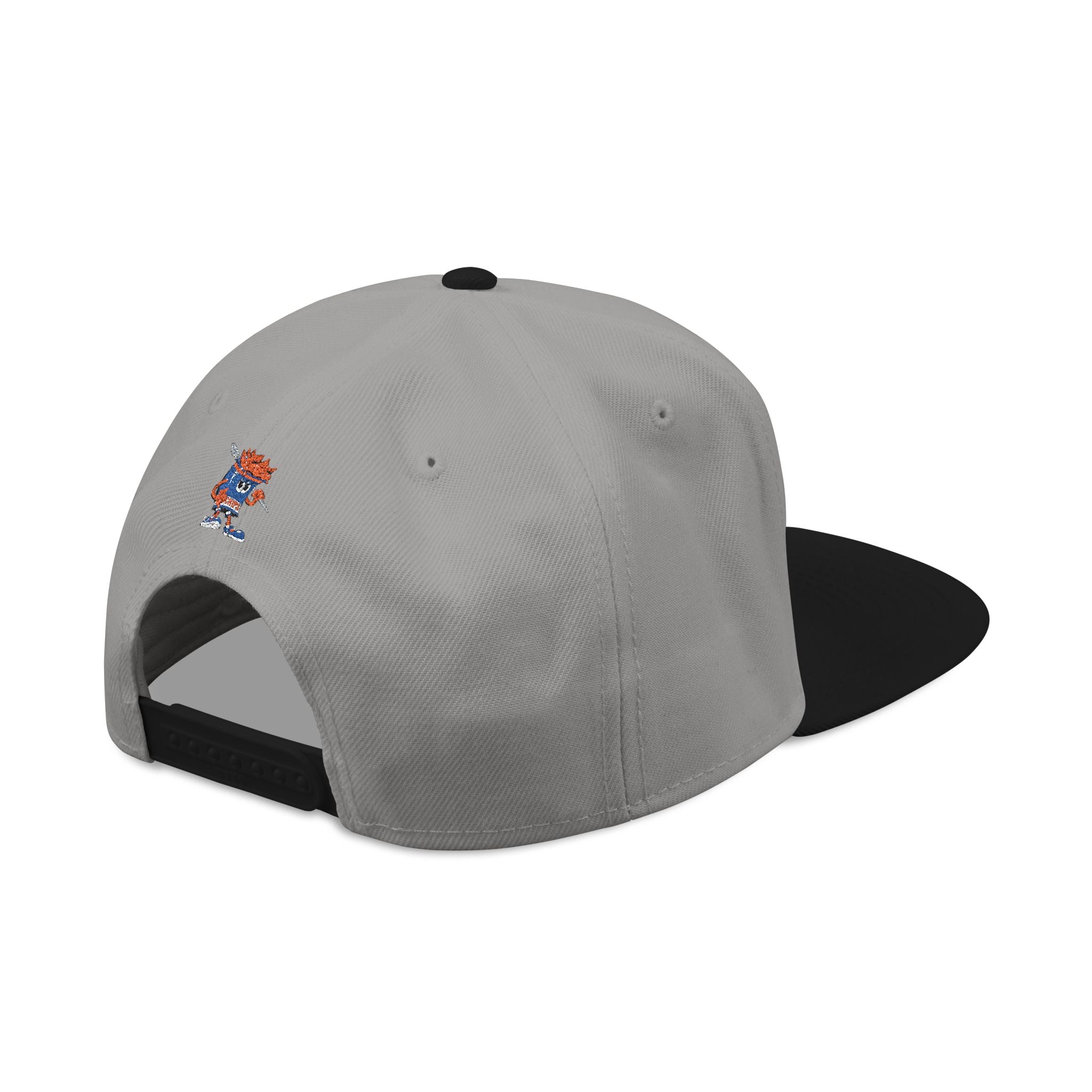 Embroidered Gumps Grub Logo Snapback Hat — Casual Streetwear Cap