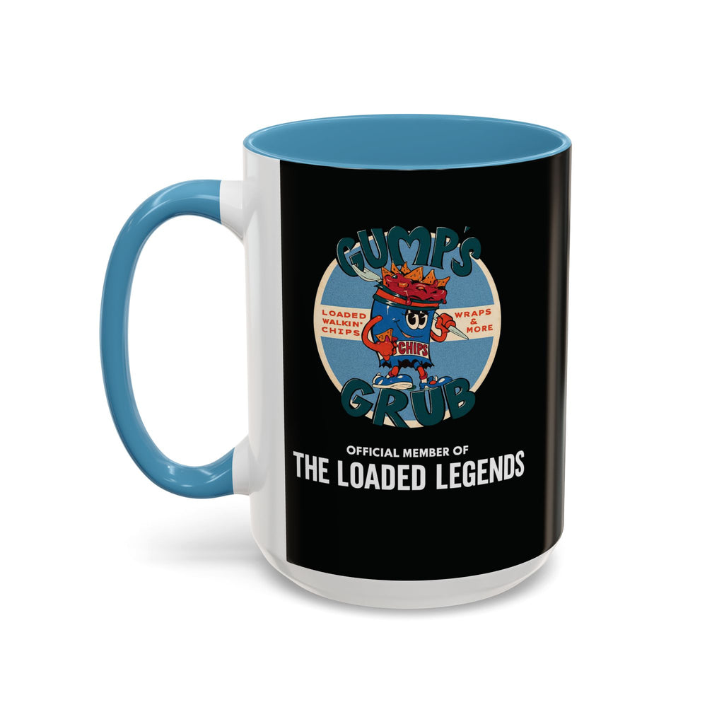 Snack Time Coffee Mug — Gump's Grub Mascot Accent Mug (11/15oz)