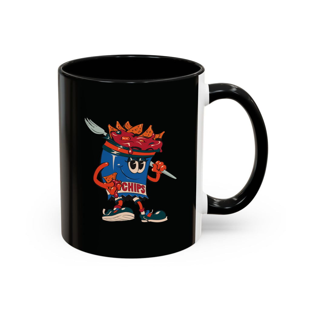 Snack Time Coffee Mug — Gump's Grub Mascot Accent Mug (11/15oz)
