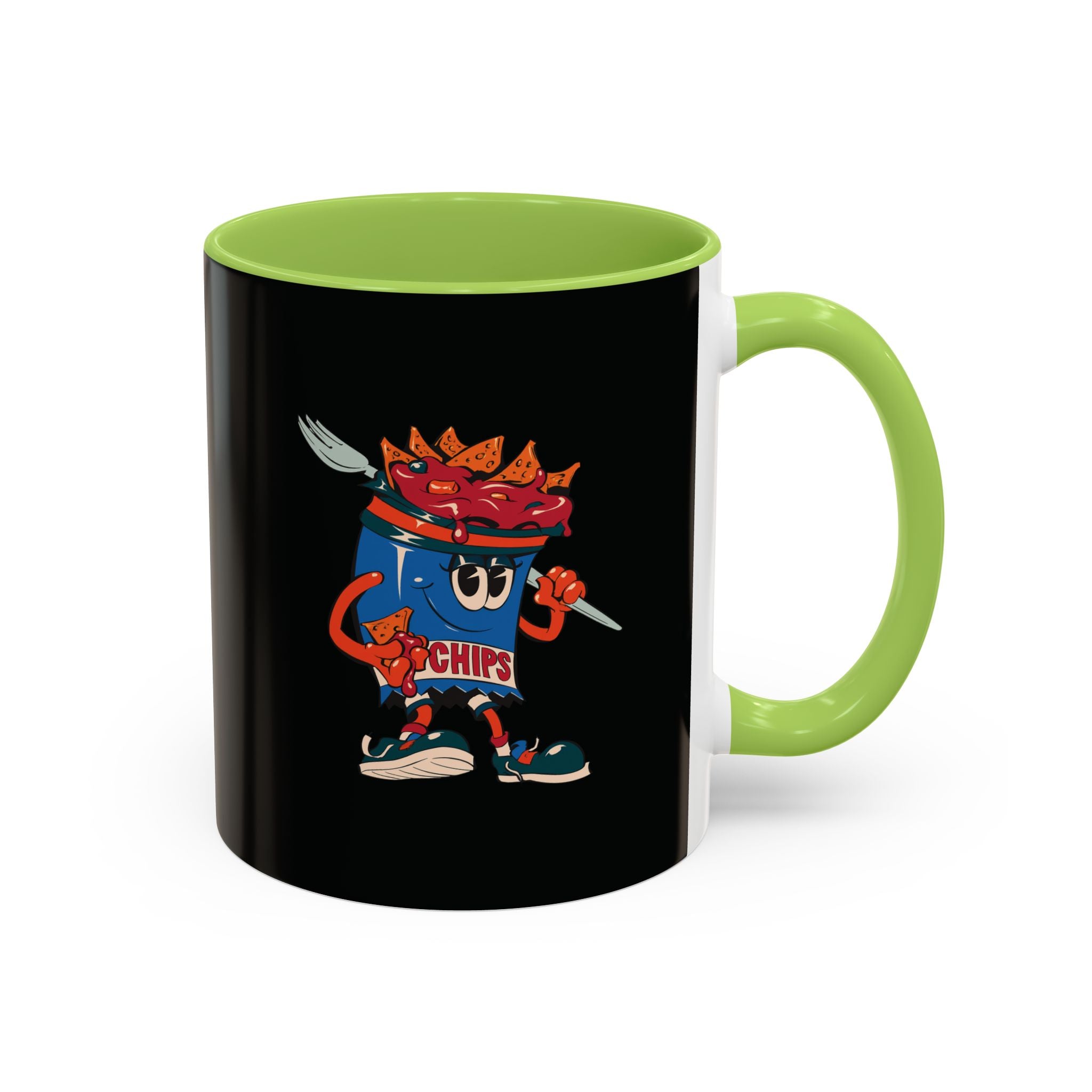 Snack Time Coffee Mug — Gump's Grub Mascot Accent Mug (11/15oz)