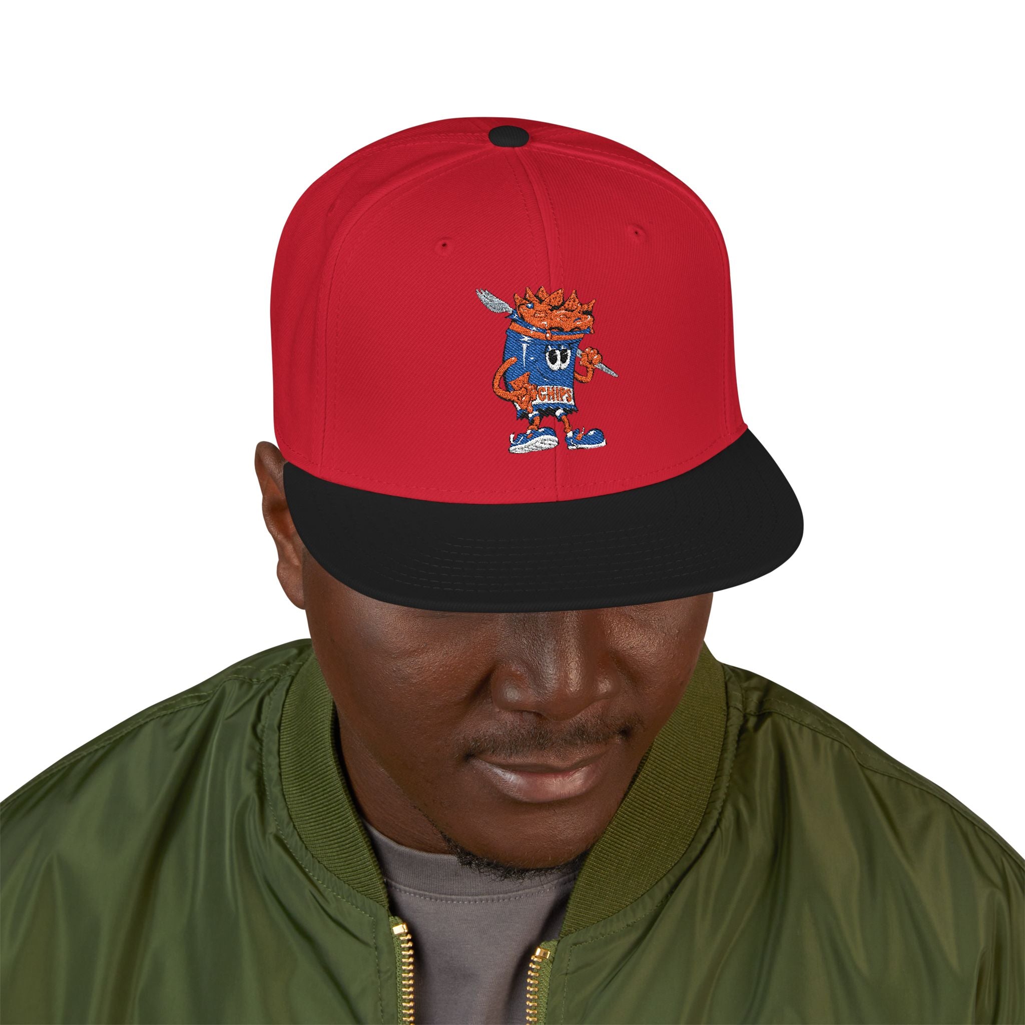 Gumps Grub Mascot Snapback Hat —
