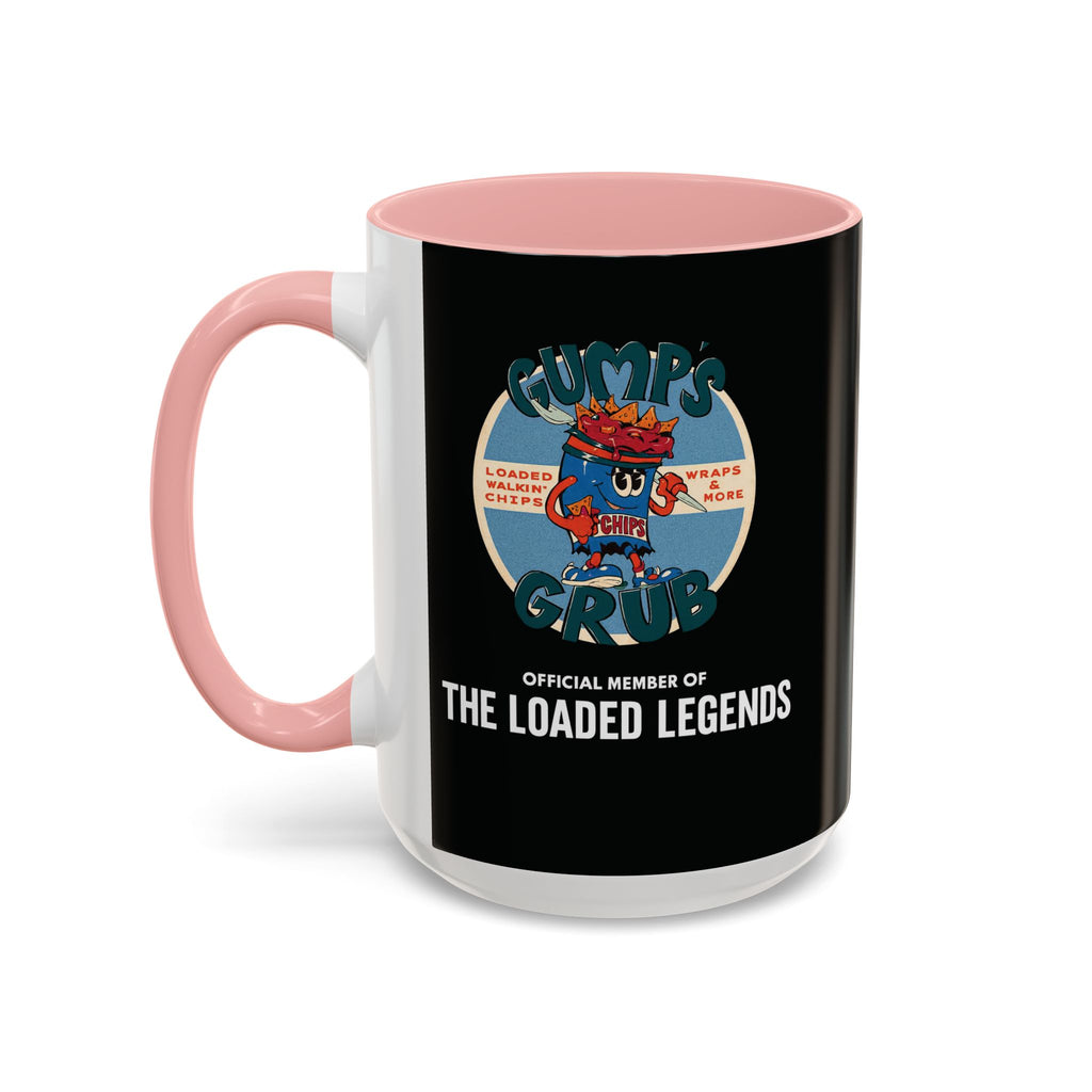 Snack Time Coffee Mug — Gump's Grub Mascot Accent Mug (11/15oz)