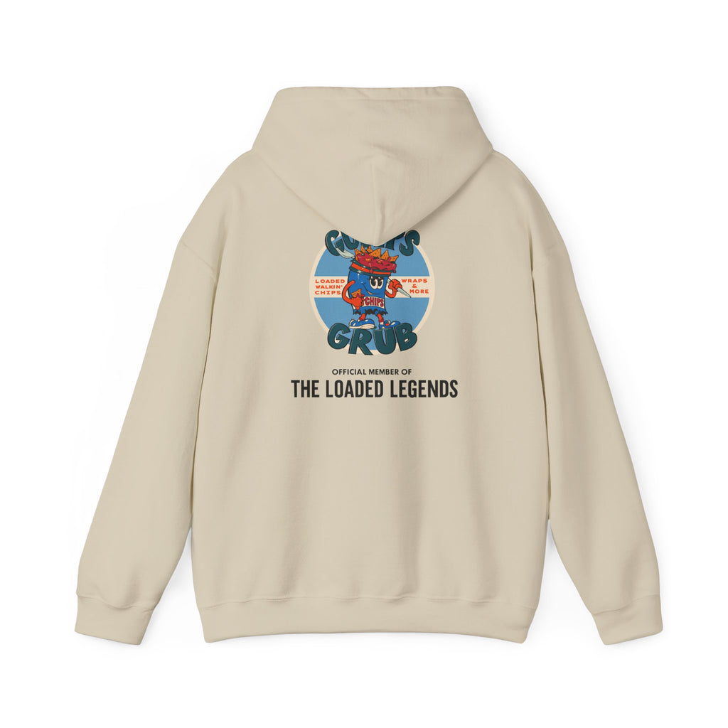 Hoodie - Gump's Grub Logo/Mascot (Black Text)