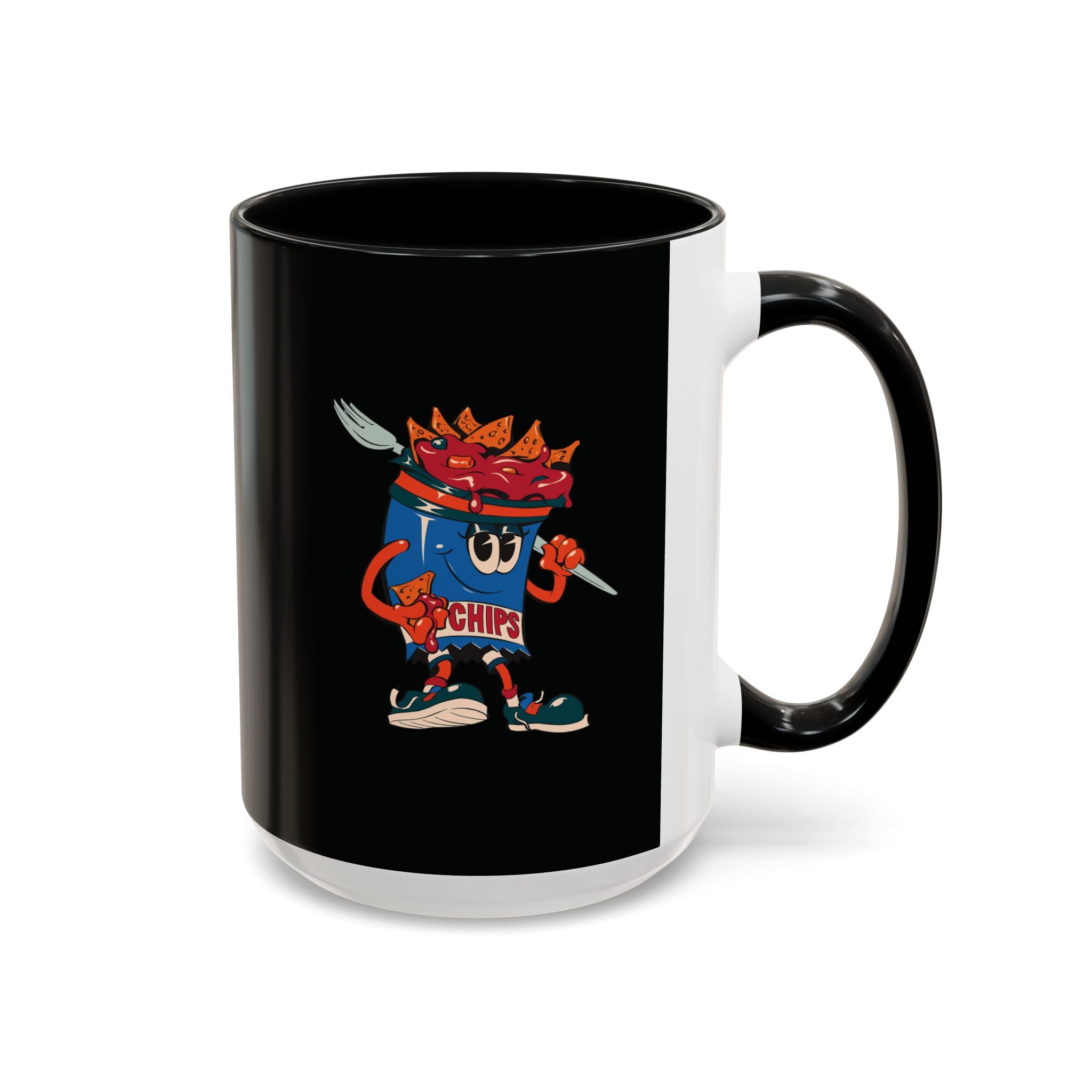 Snack Time Coffee Mug — Gump's Grub Mascot Accent Mug (11/15oz)
