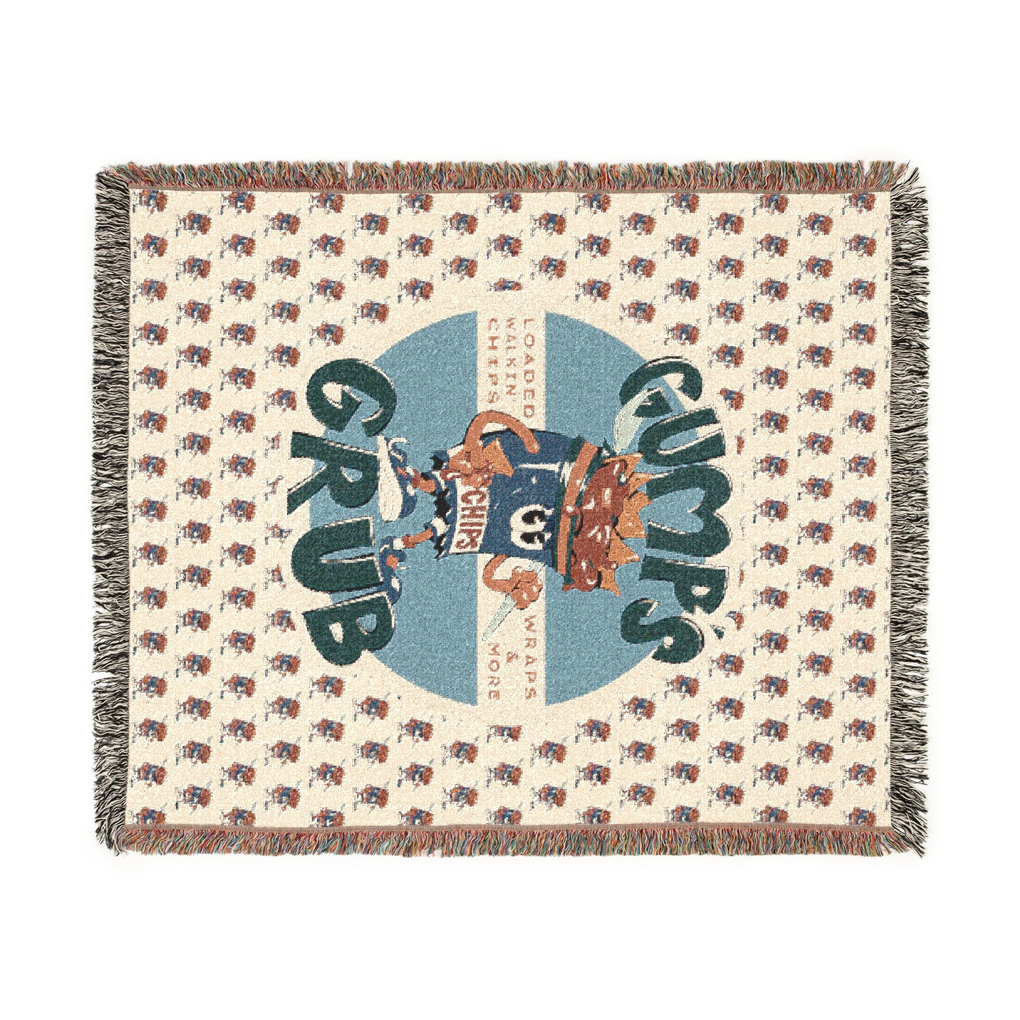 Woven Blanket Mascot/Logo Combo