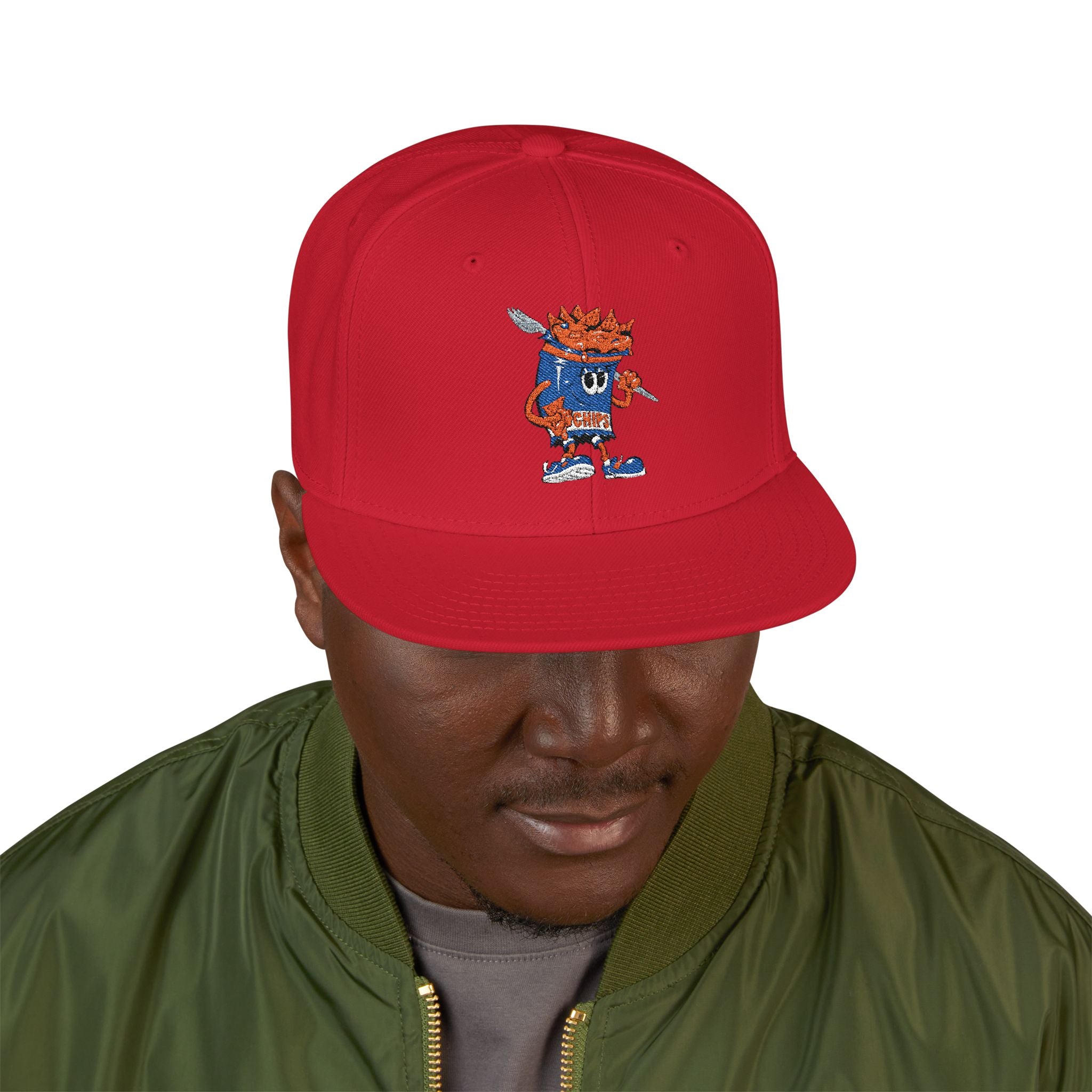 Gumps Grub Mascot Snapback Hat —