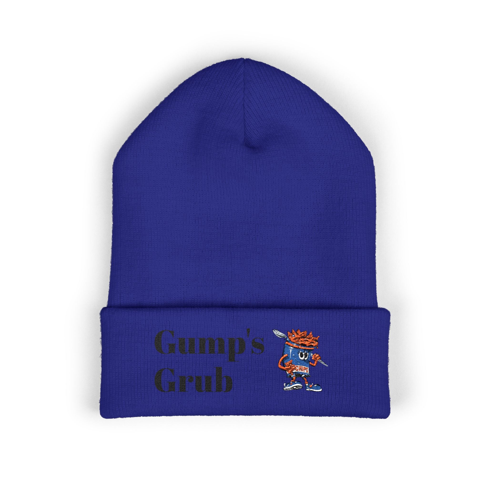 Gump's Grub Embroidered Cuffed Beanie