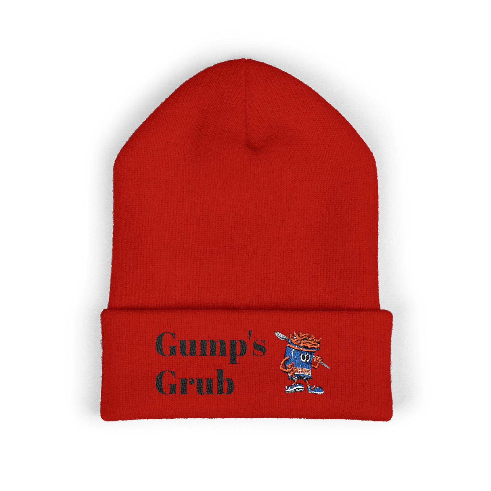 Gump's Grub Embroidered Cuffed Beanie