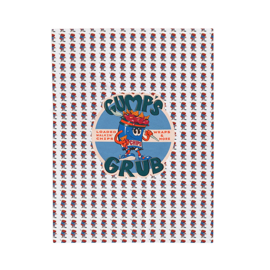 Velveteen Plush Blanket Mascot/Logo Combo