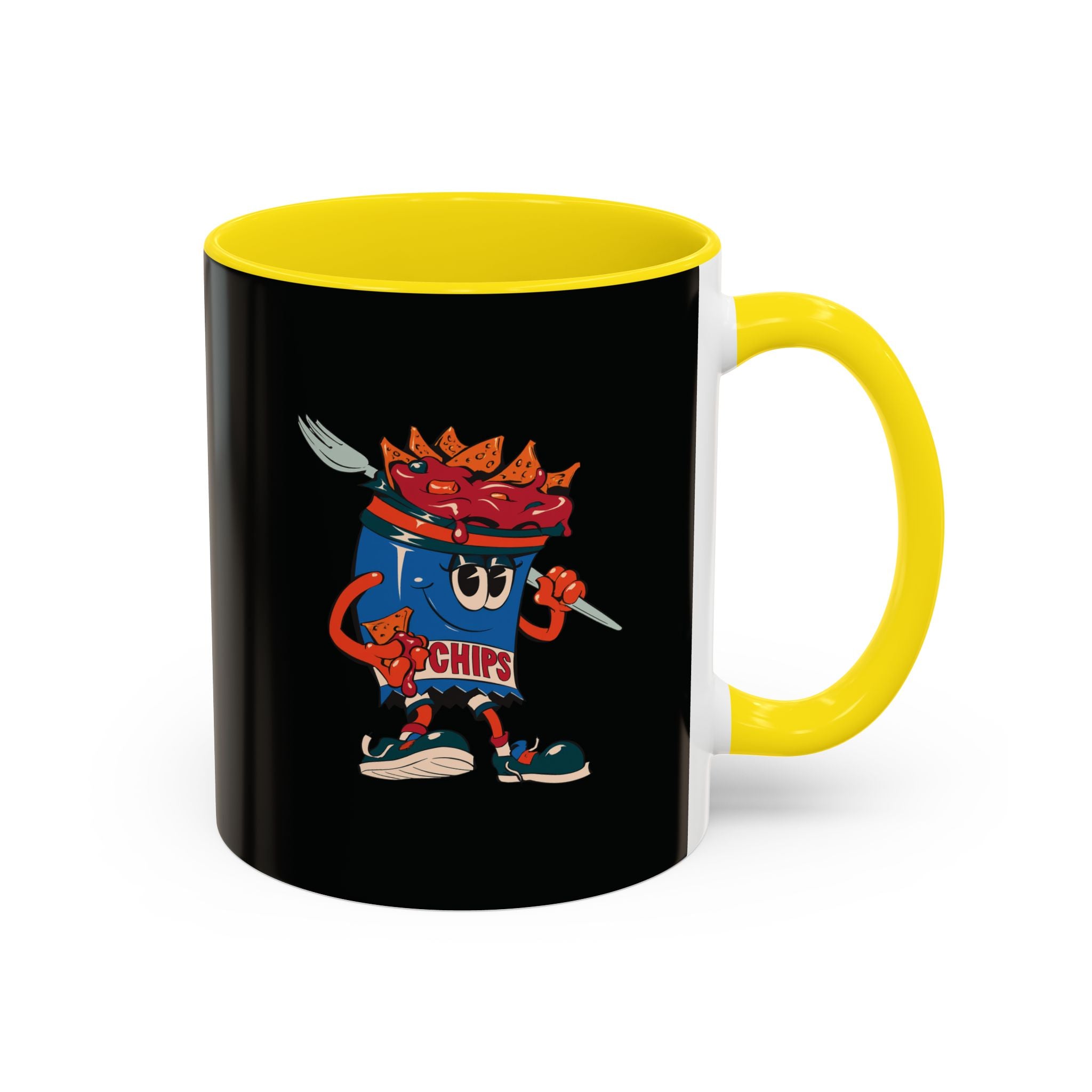 Snack Time Coffee Mug — Gump's Grub Mascot Accent Mug (11/15oz)