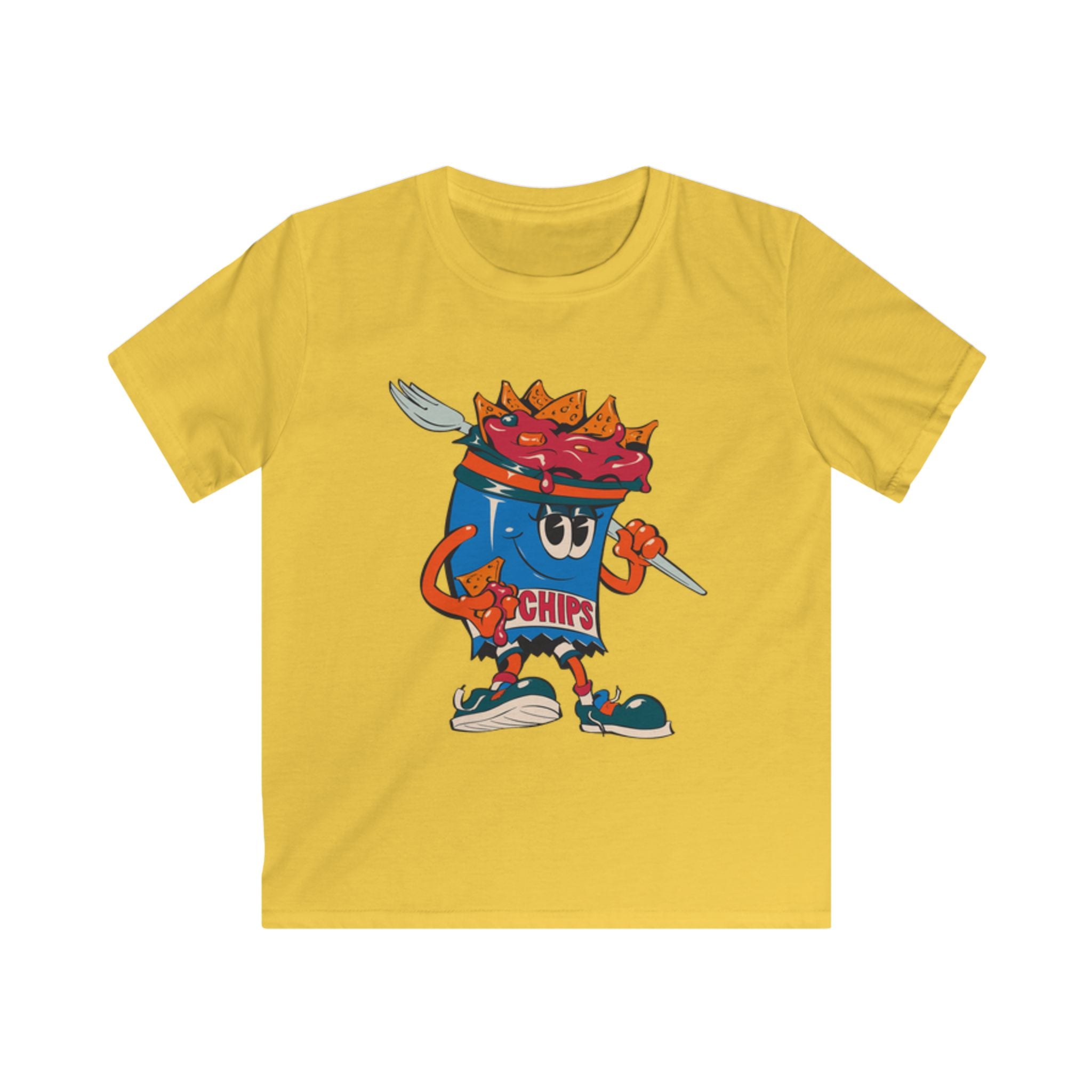Kids Gumps Grub Mascot Softstyle Graphic T-Shirt