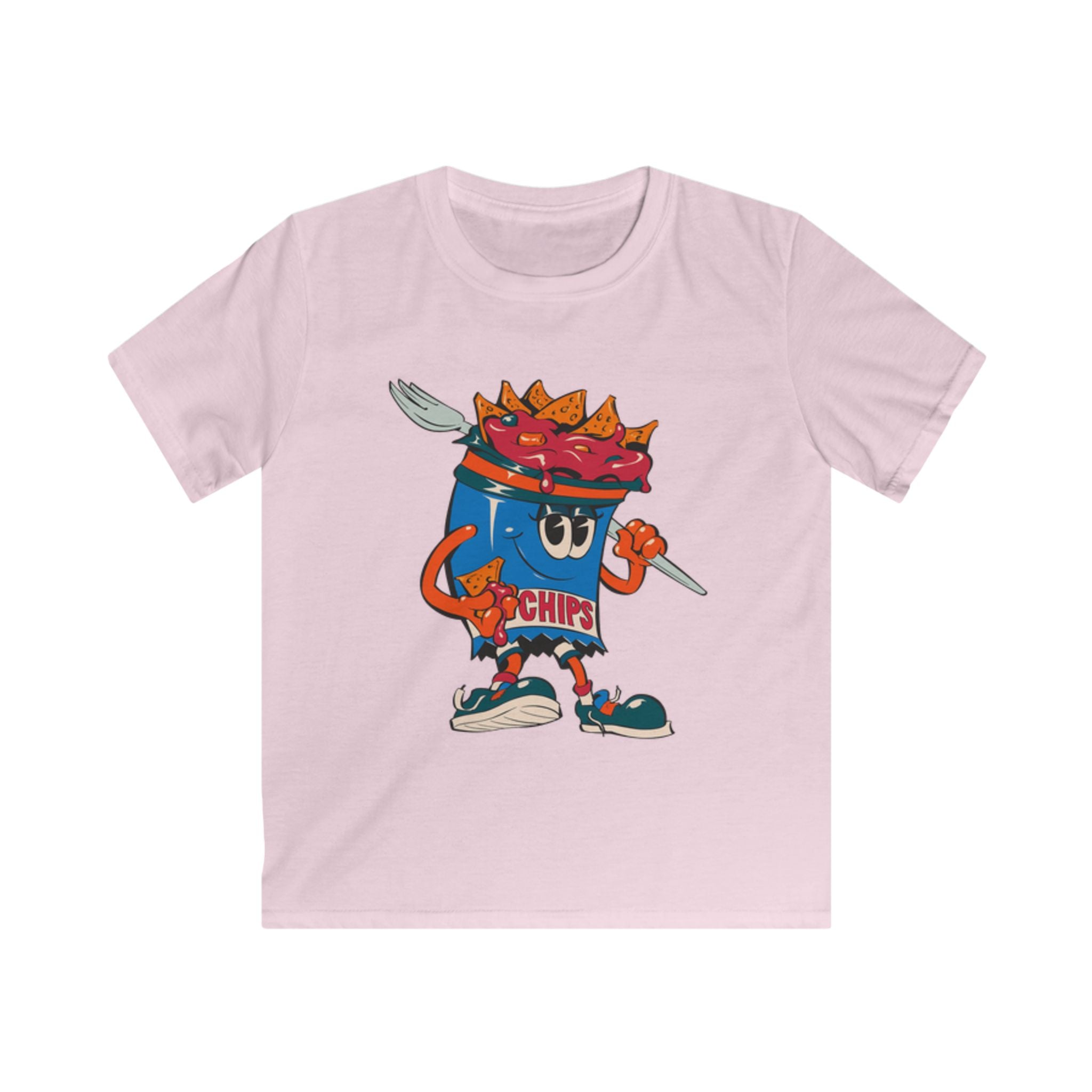 Kids Gumps Grub Mascot Softstyle Graphic T-Shirt