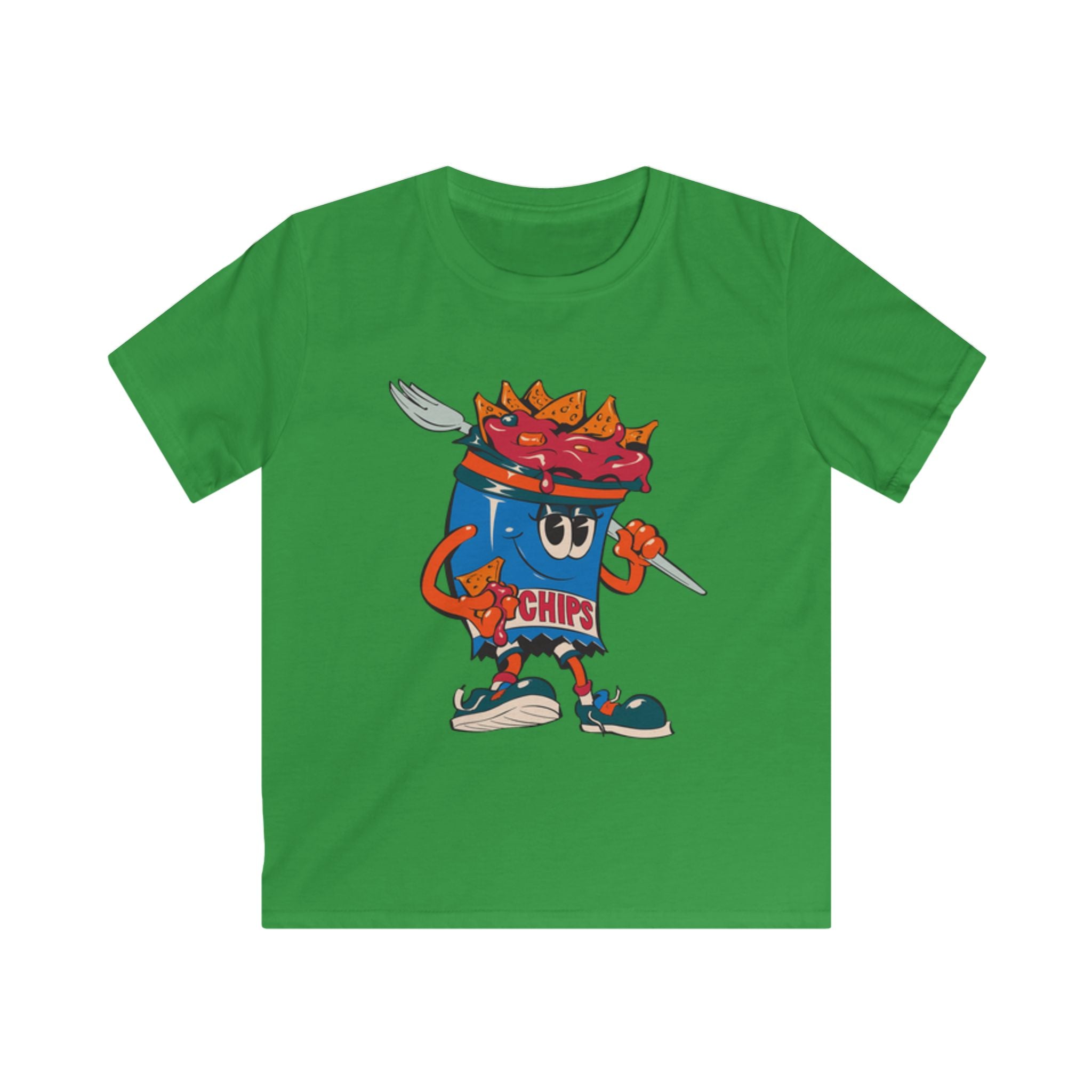 Kids Gumps Grub Mascot Softstyle Graphic T-Shirt
