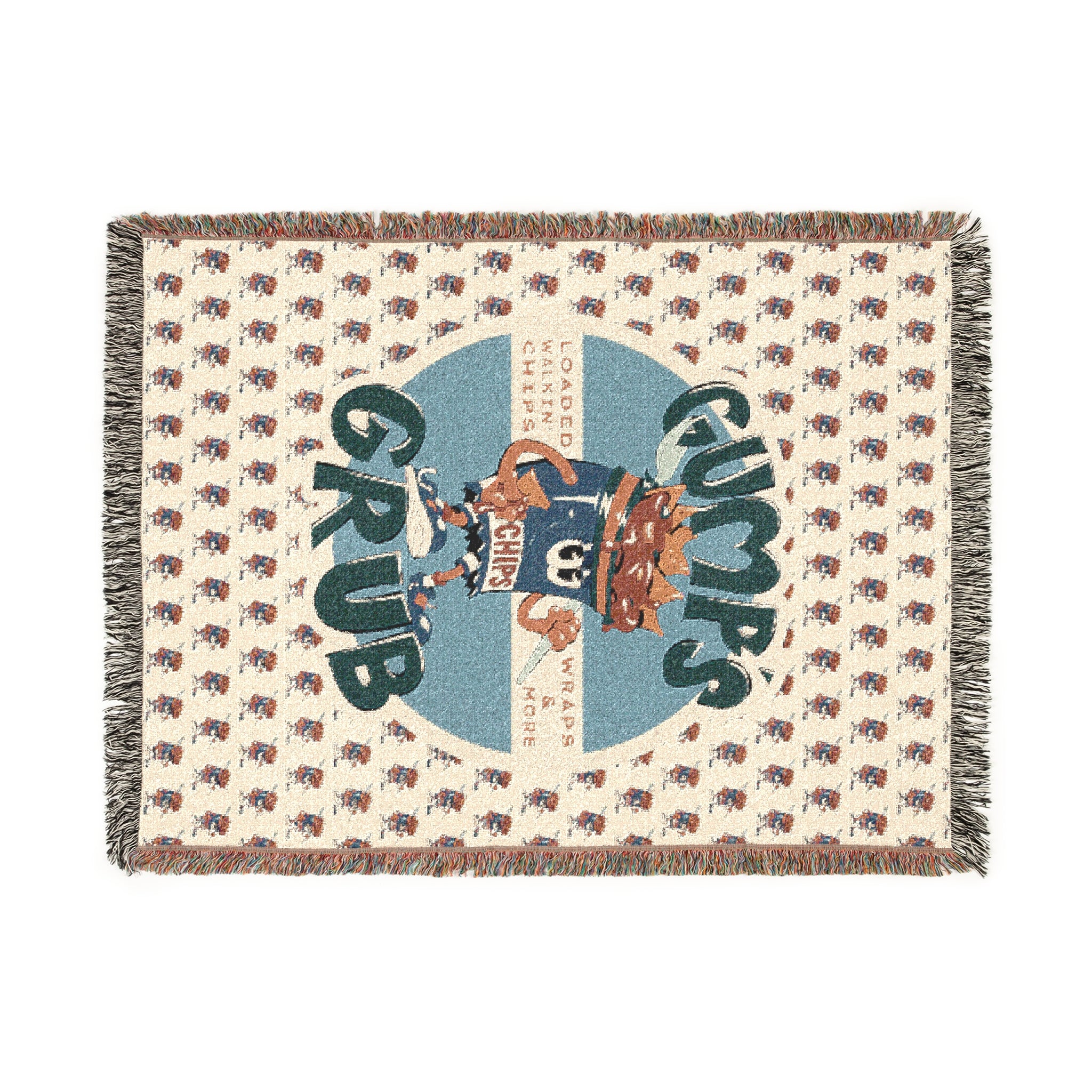 Woven Blanket Mascot/Logo Combo