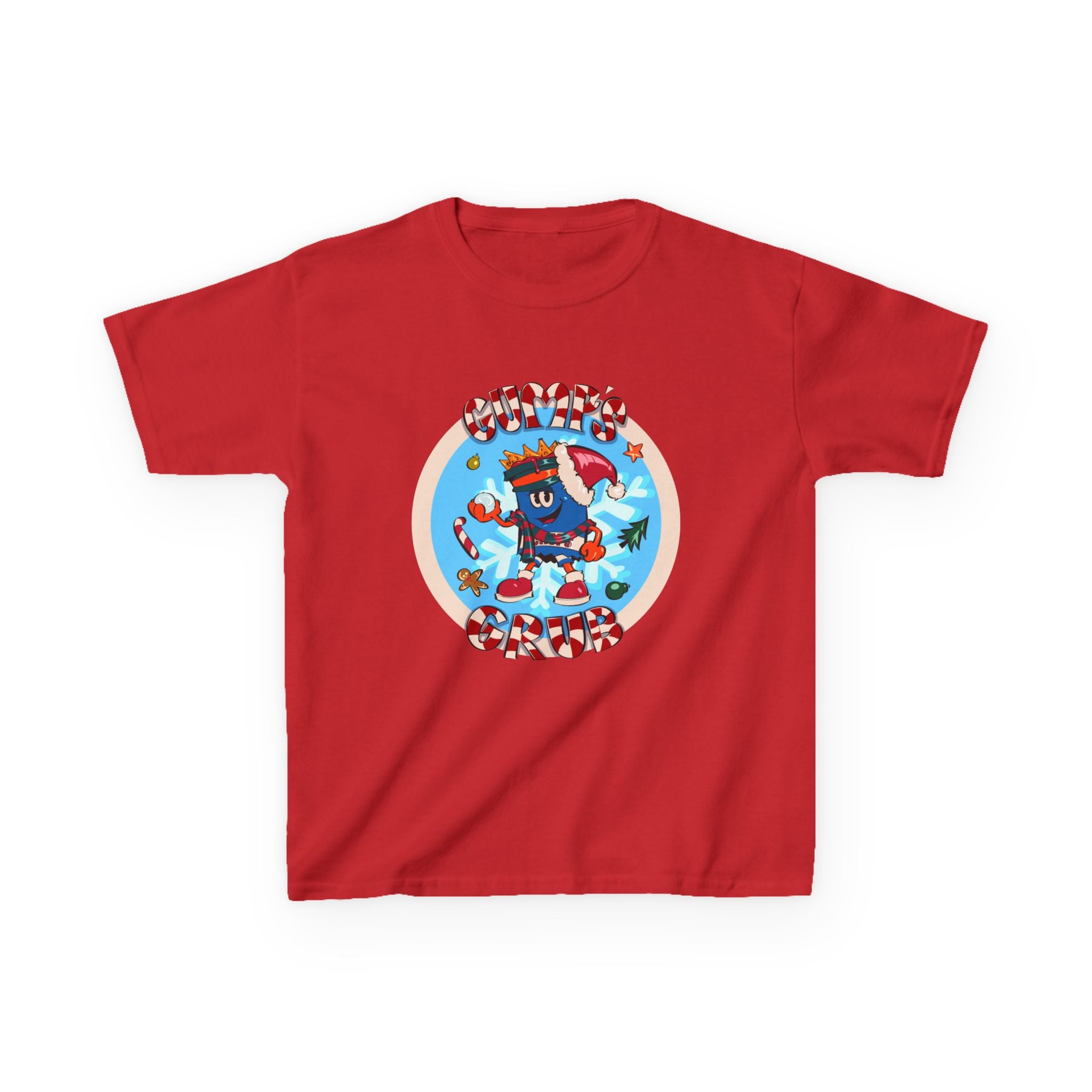Kids Tee — Gump's Grub Christmas Logo T-Shirt