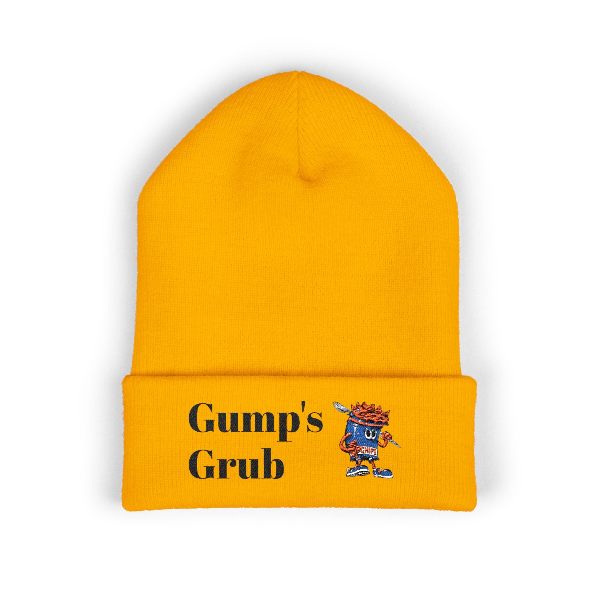 Gump's Grub Embroidered Cuffed Beanie