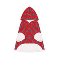 Pet Hoodie —Gump's Grub Logo/Mascot Pattern Dog Hoodie (Red)
