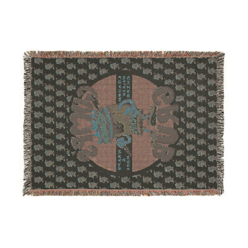 Woven Blanket Mascot/Logo Combo