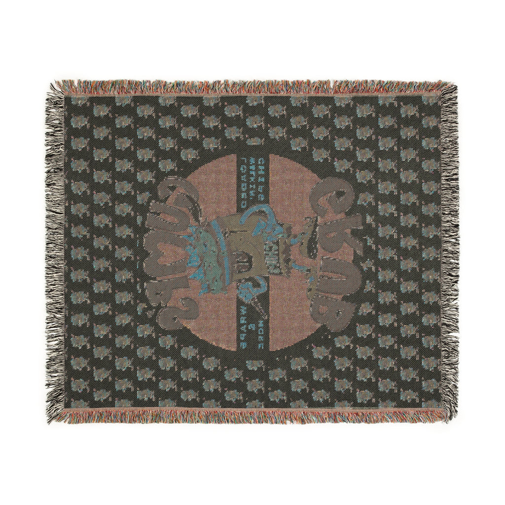 Woven Blanket Mascot/Logo Combo