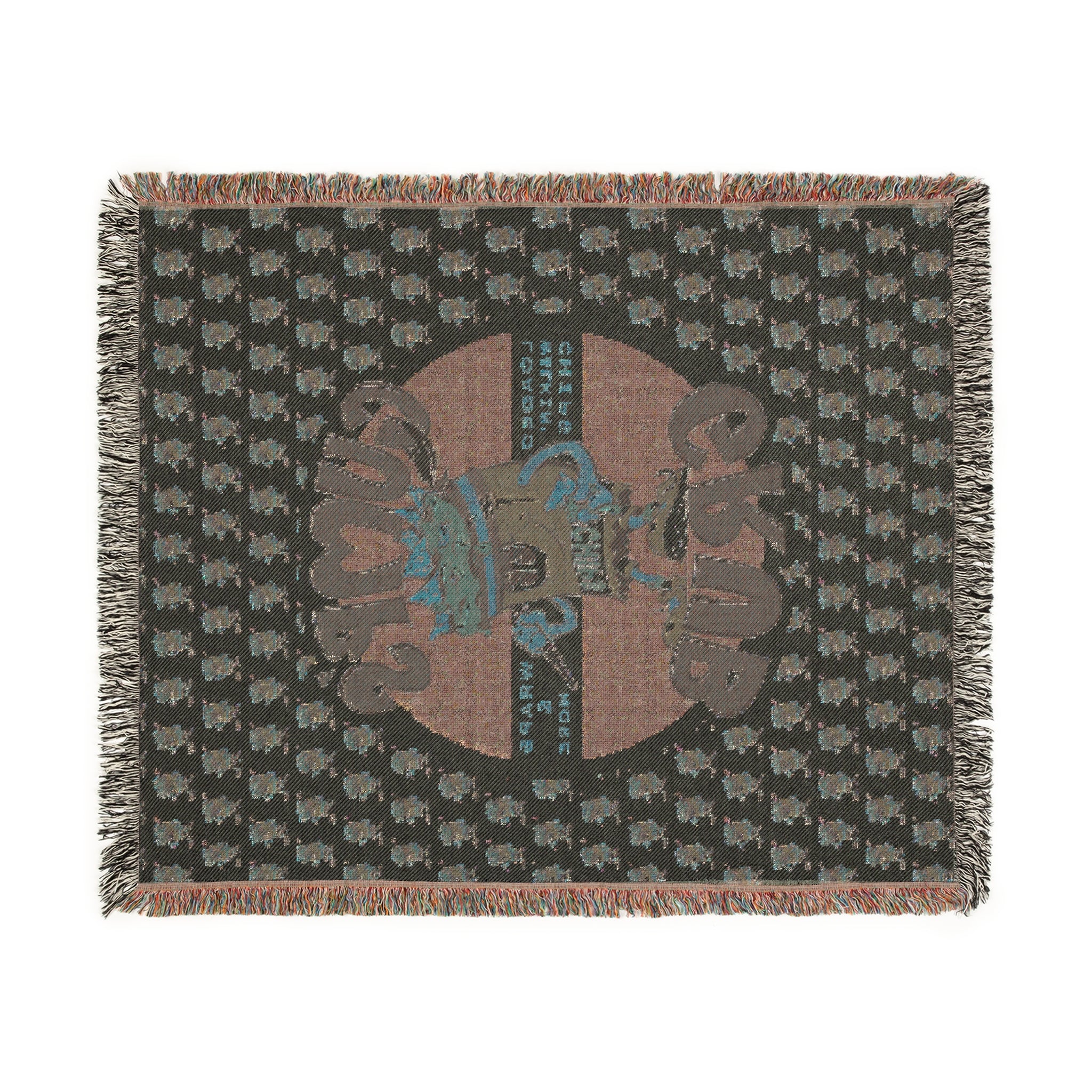 Woven Blanket Mascot/Logo Combo