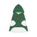 Pet Hoodie —Gump's Grub Christmas Logo/Mascot Pattern Dog Hoodie (Black)