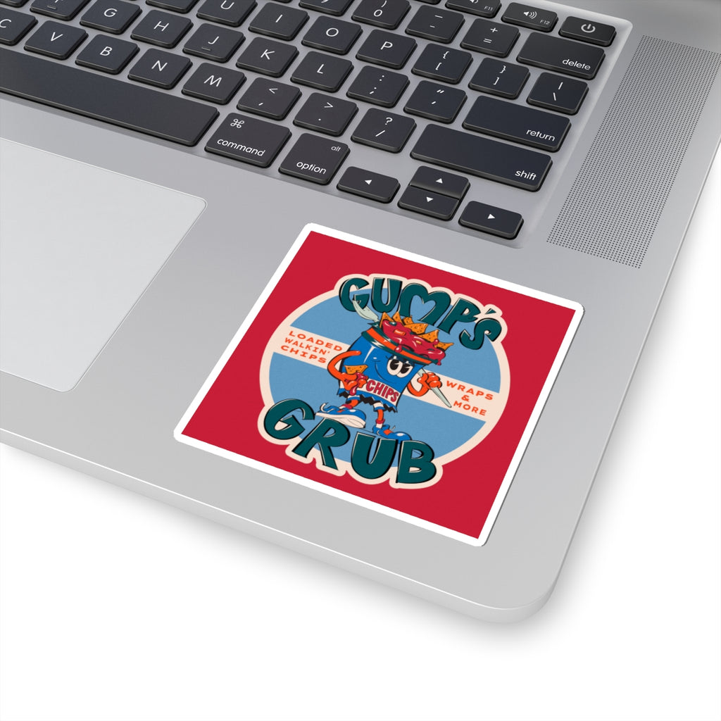 Gump's Grub Kiss-Cut Sticker (Logo)