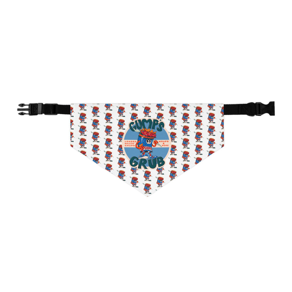 Gump's Grub Logo/Mascot Pattern Pet Bandana Collar