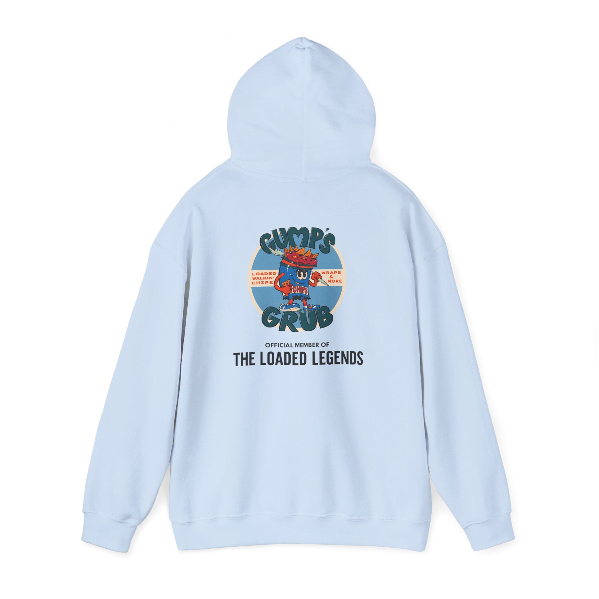 Hoodie - Gump's Grub Logo/Mascot (Black Text)