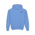 Youth Hoodie — Gump's Grub Mascot/Logo (Black Font)
