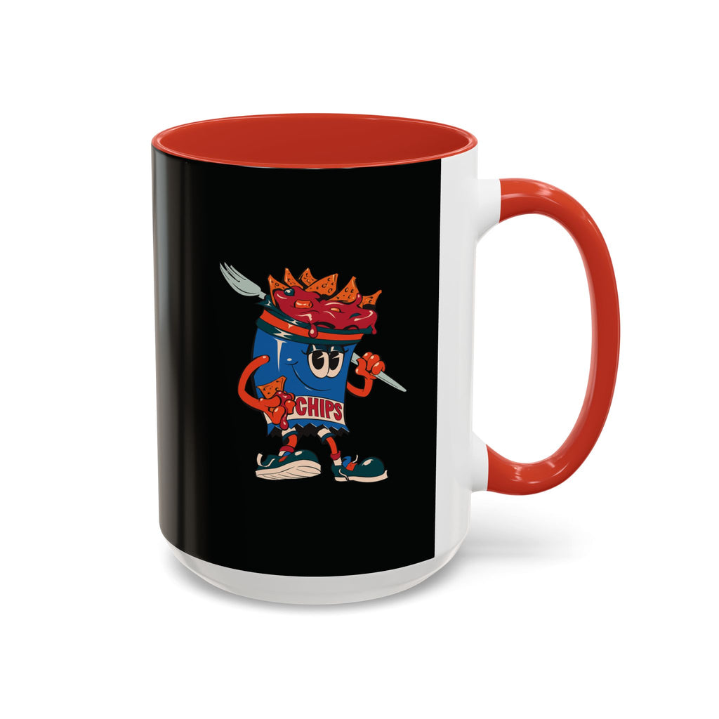 Snack Time Coffee Mug — Gump's Grub Mascot Accent Mug (11/15oz)