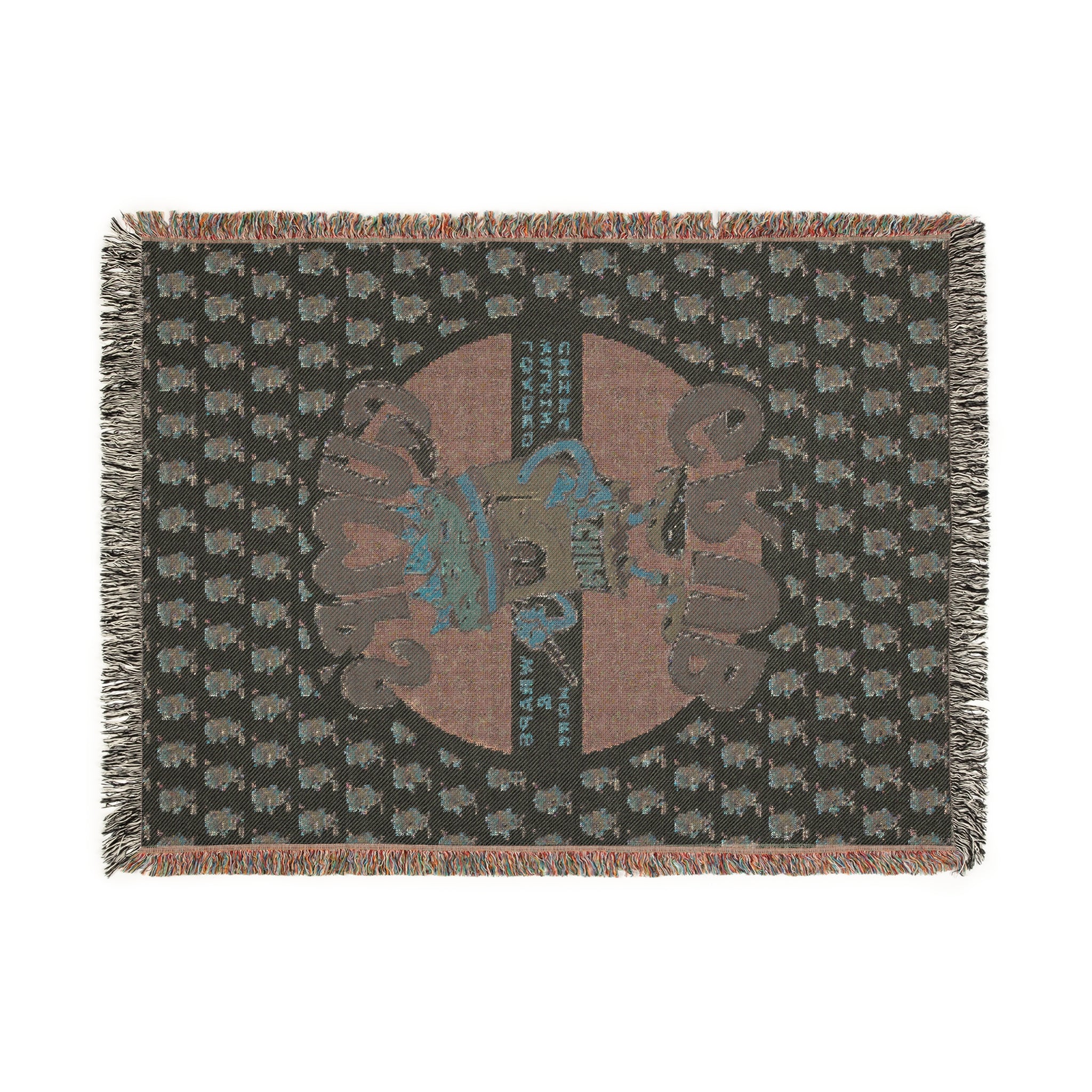 Woven Blanket Mascot/Logo Combo