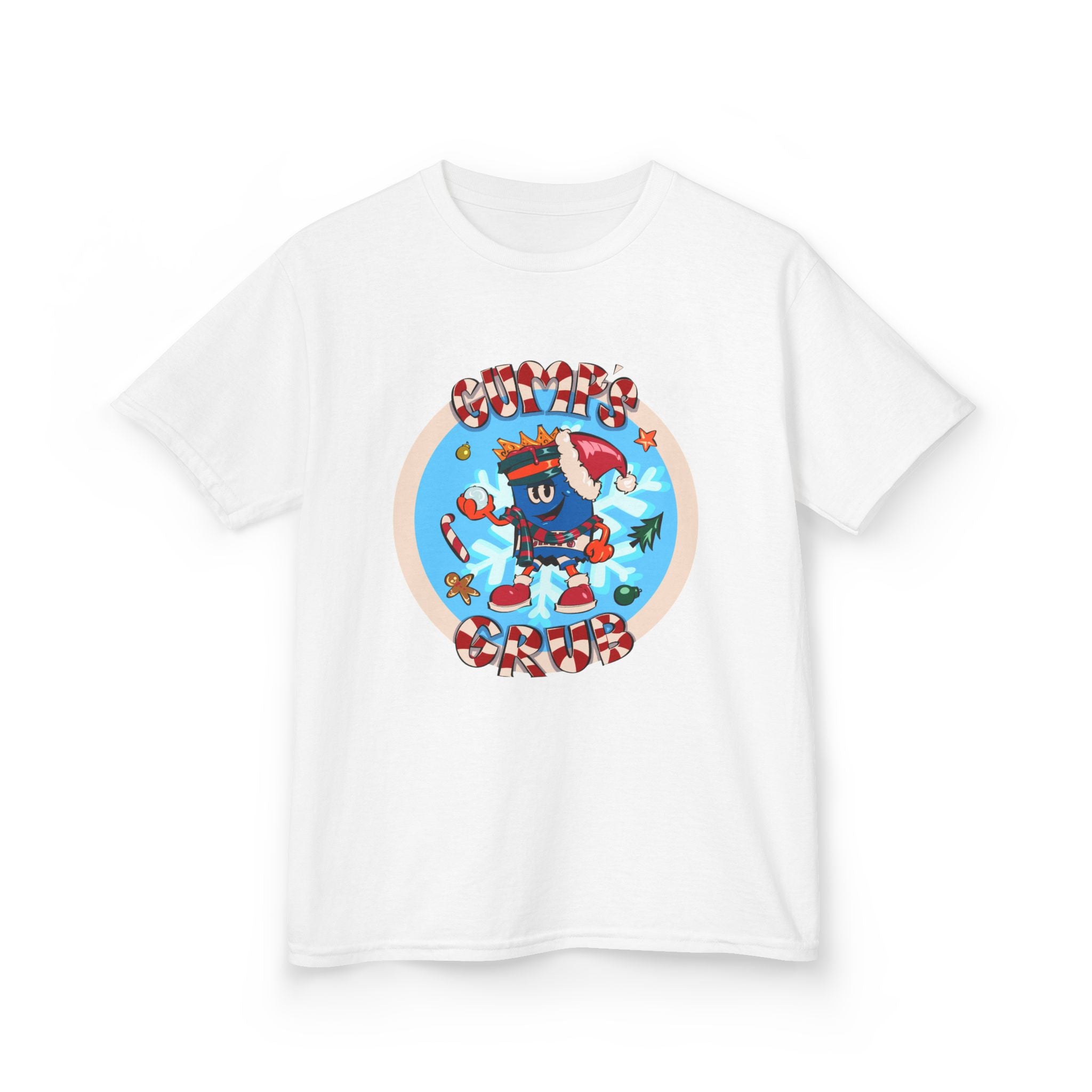 Kids Tee — Gump's Grub Christmas Logo T-Shirt