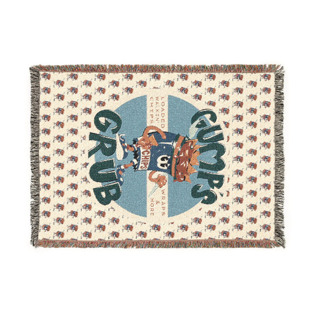 Woven Blanket Mascot/Logo Combo