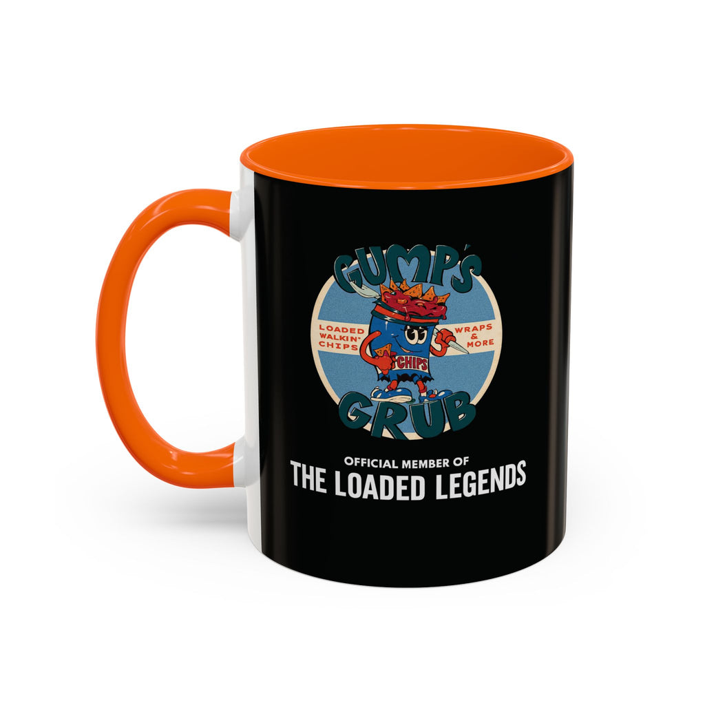 Snack Time Coffee Mug — Gump's Grub Mascot Accent Mug (11/15oz)