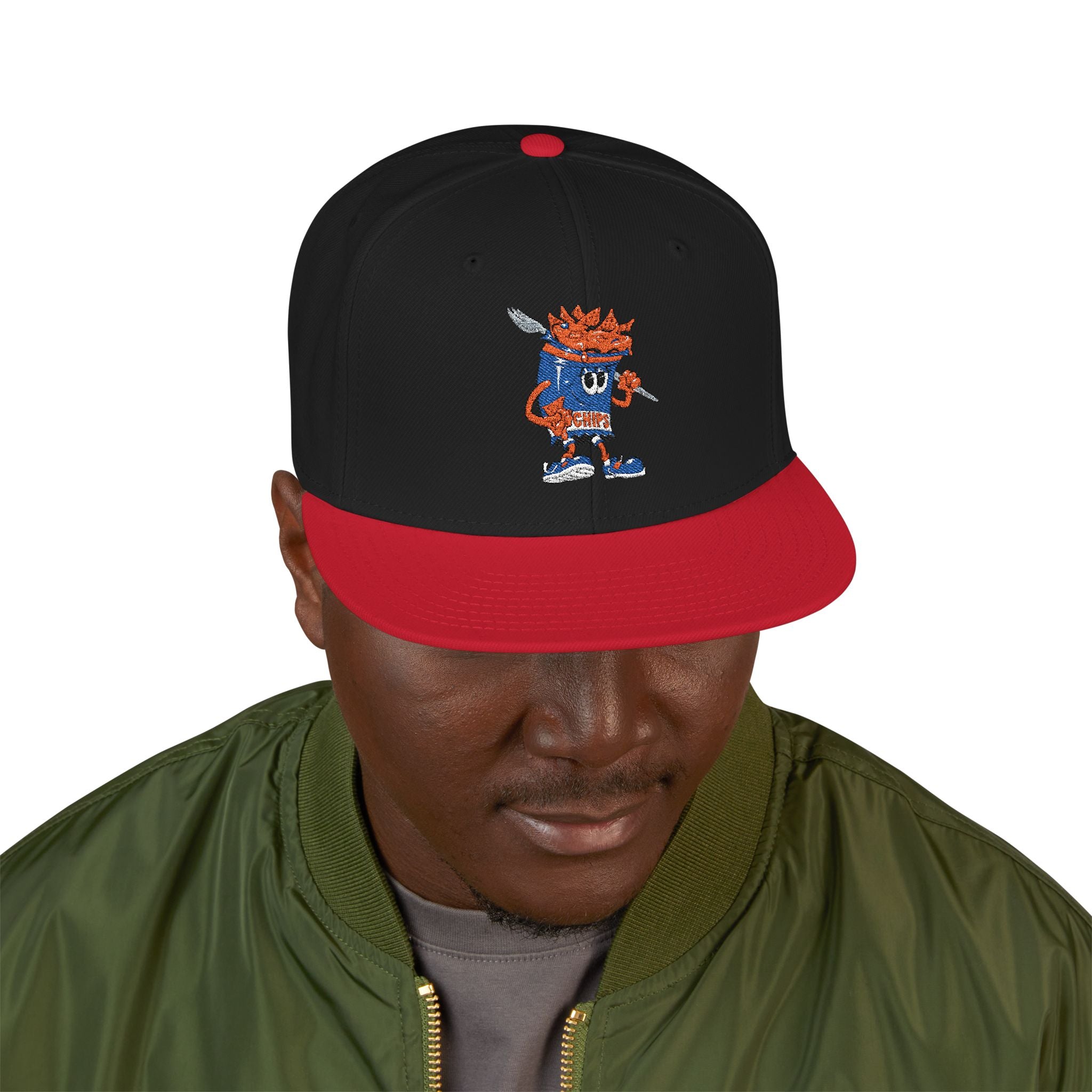 Gumps Grub Mascot Snapback Hat —